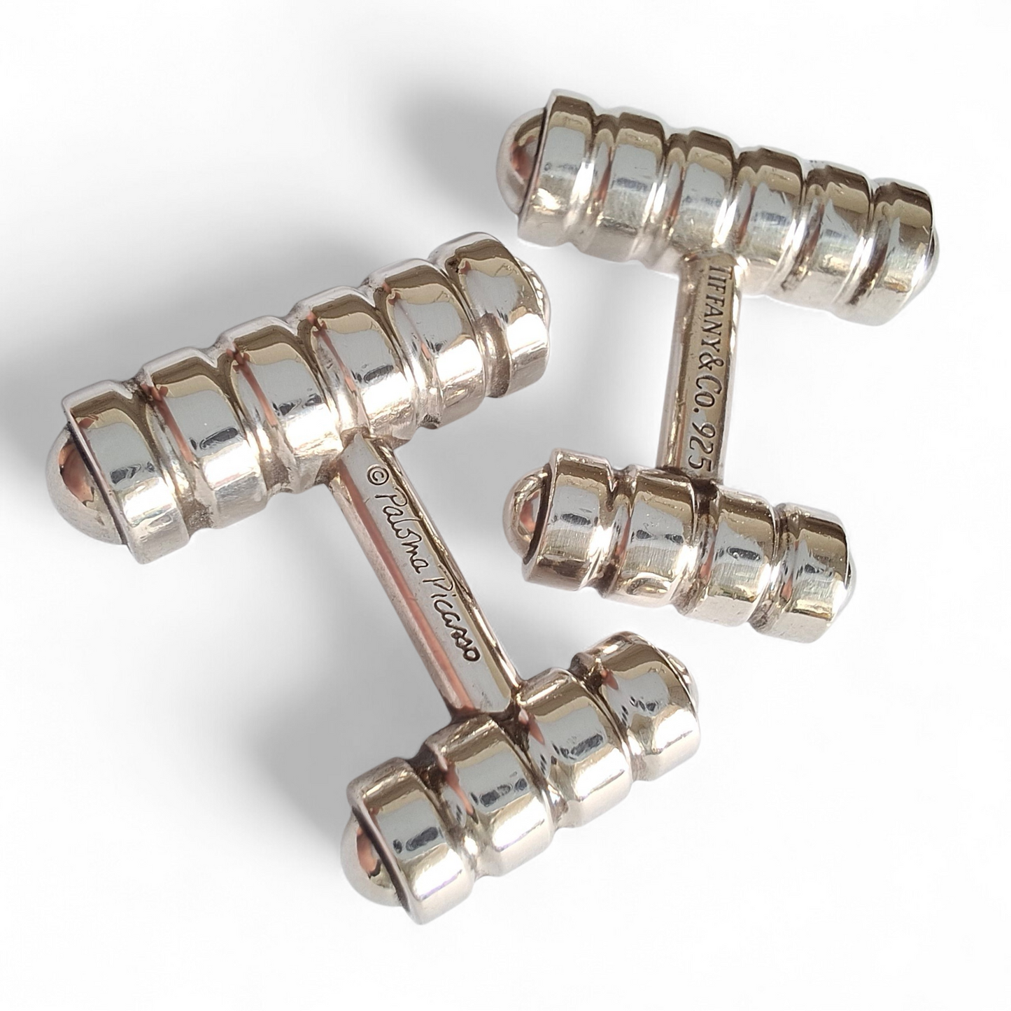 Vintage Paloma Picasso Tiffany & Co 925 Sterling Silver Cufflinks