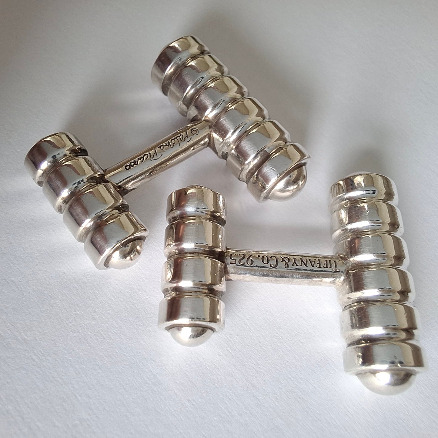 Vintage Paloma Picasso Tiffany & Co 925 Sterling Silver Cufflinks