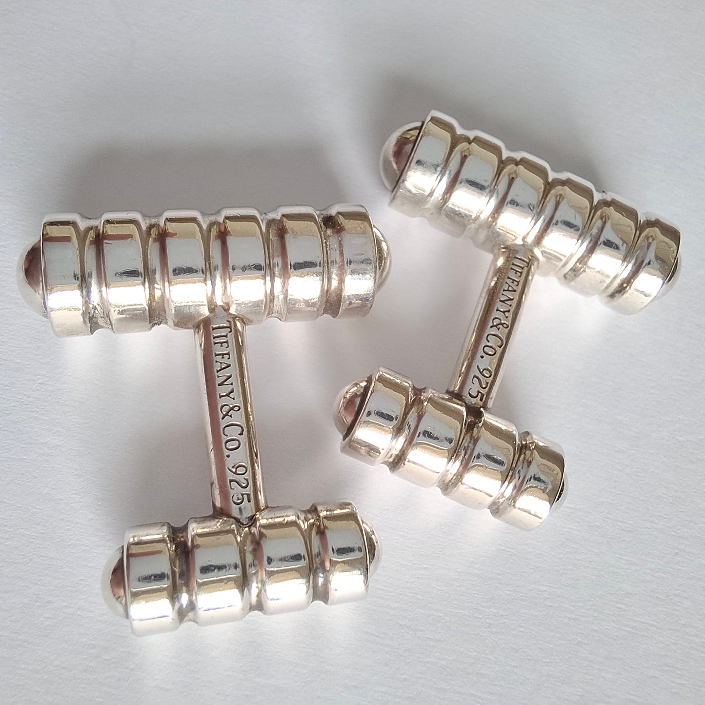 Vintage Paloma Picasso Tiffany & Co 925 Sterling Silver Cufflinks