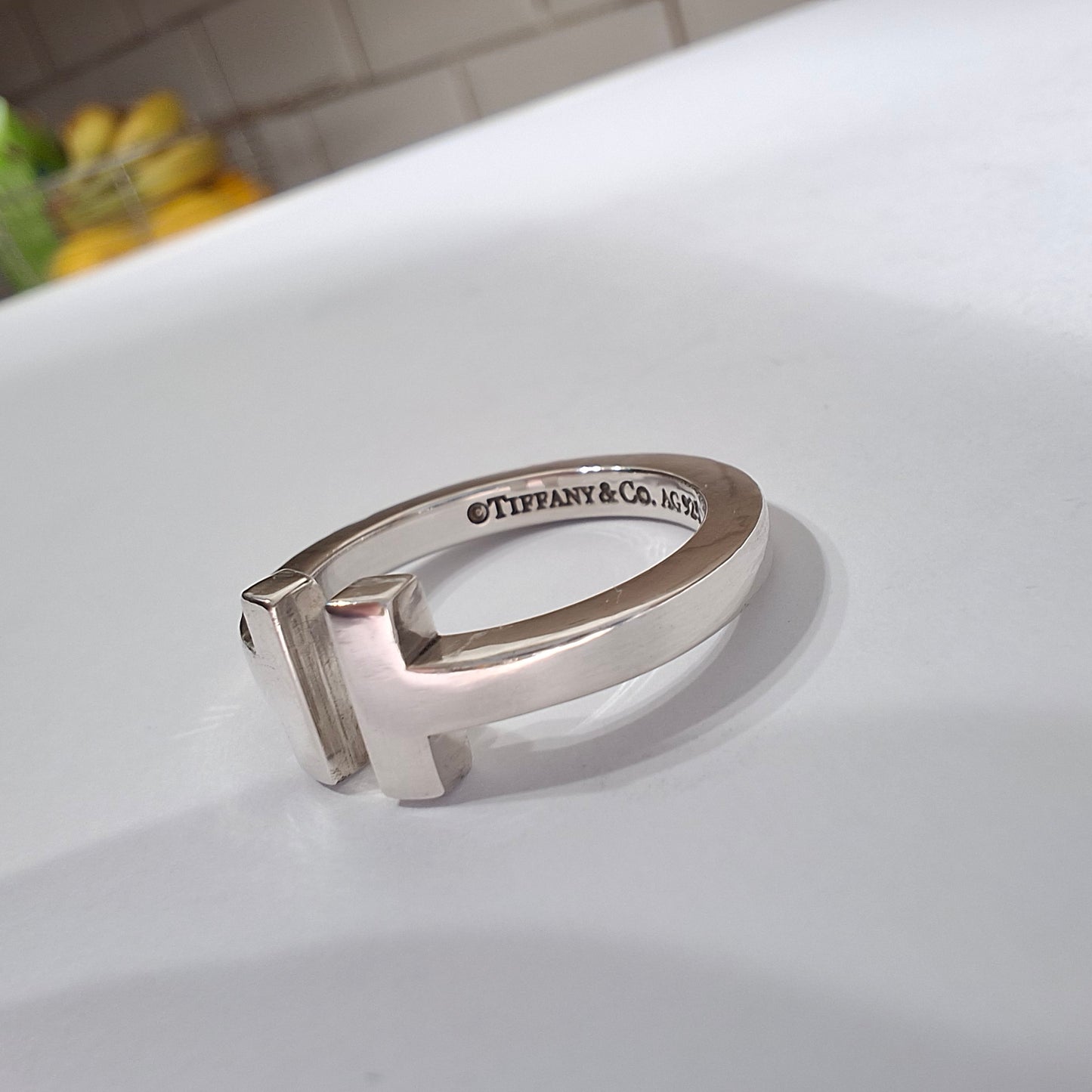 Tiffany & Co. Tiffany T Square Ring in 925 Sterling Silver