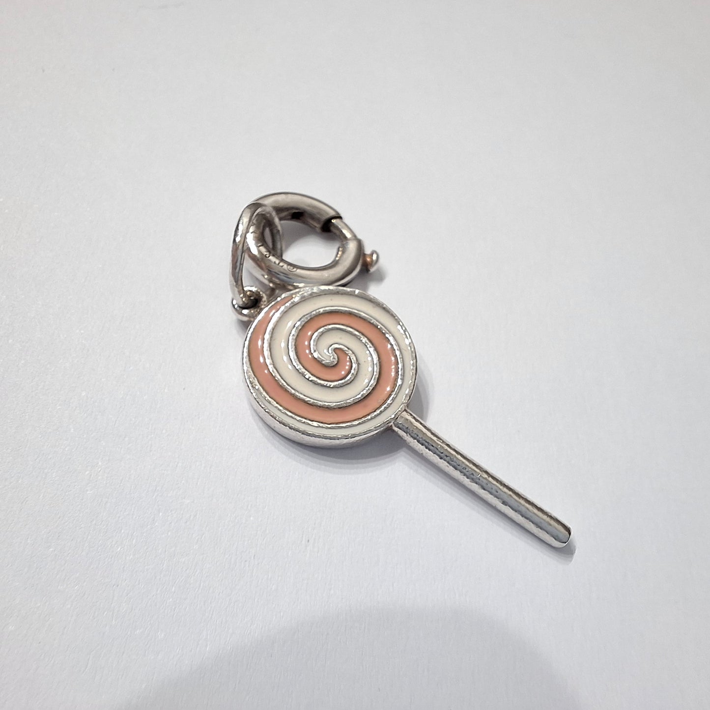 Vintage Tiffany & Co. Pink Candy Lollipop Charm