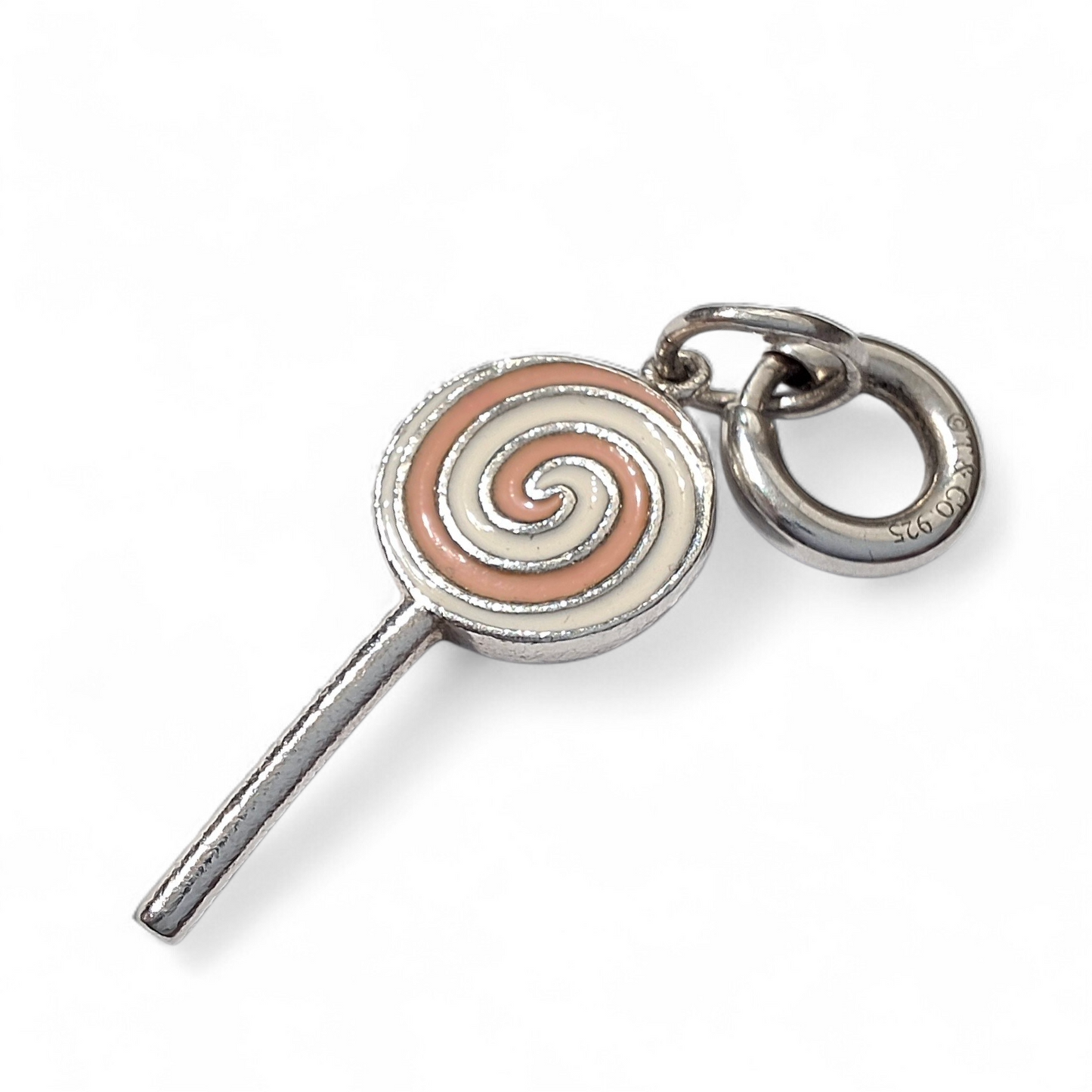 Vintage Tiffany & Co. Pink Candy Lollipop Charm