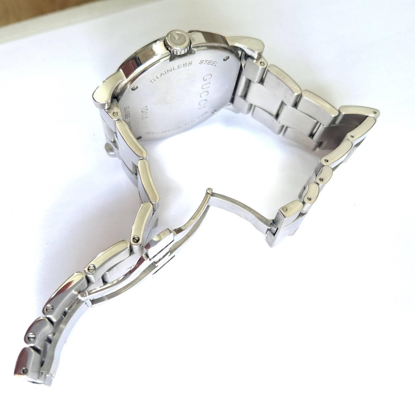 Gucci 41mm G Logo Swiss Made 101M Day / Date Watch