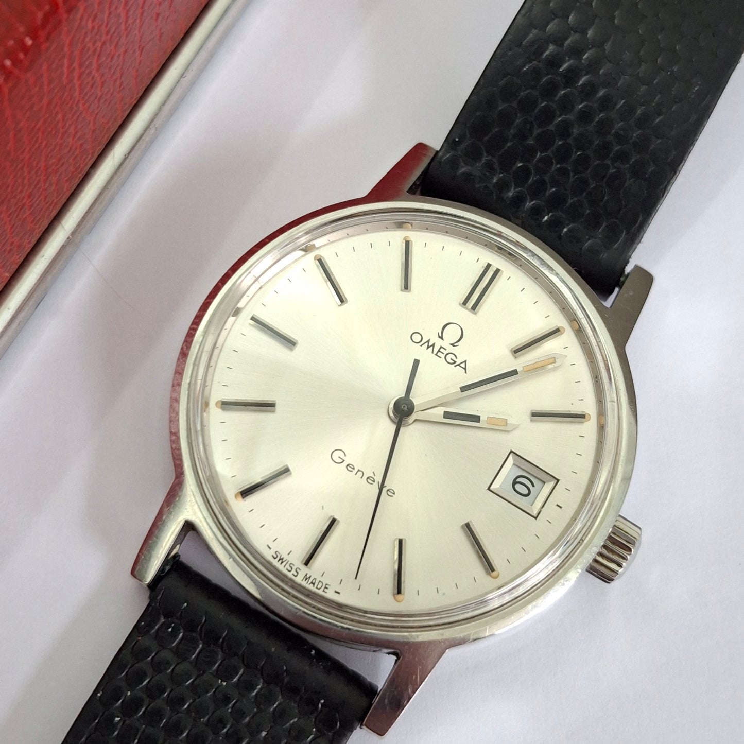 Vintage 1970s Omega Geneve Swiss Made Manual Wristwatch
