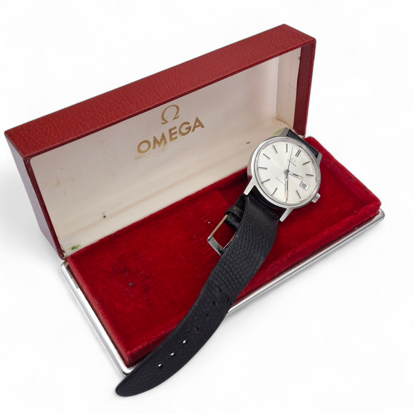 Vintage 1970s Omega Geneve Swiss Made Manual Wristwatch