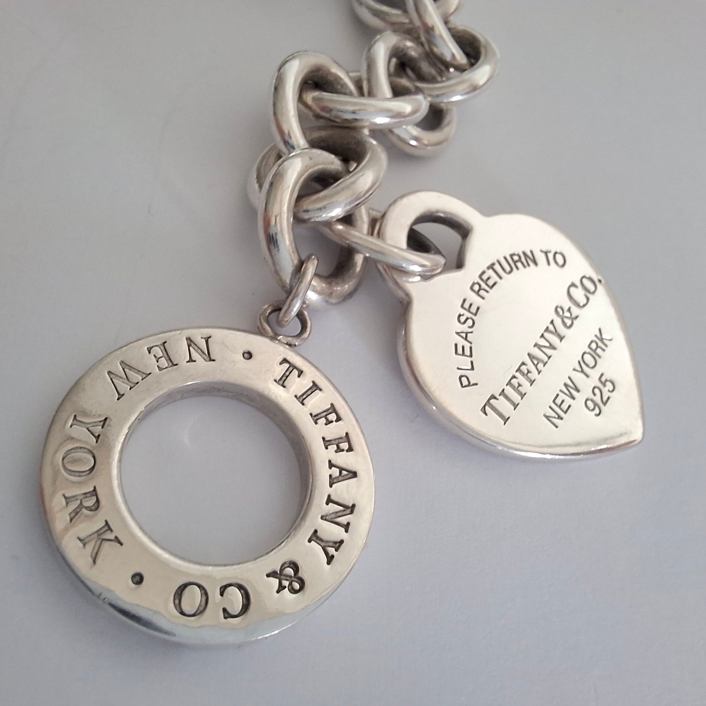 Tiffany & Co. Return to Tiffany Silver Heart Tag Toggle Bracelet