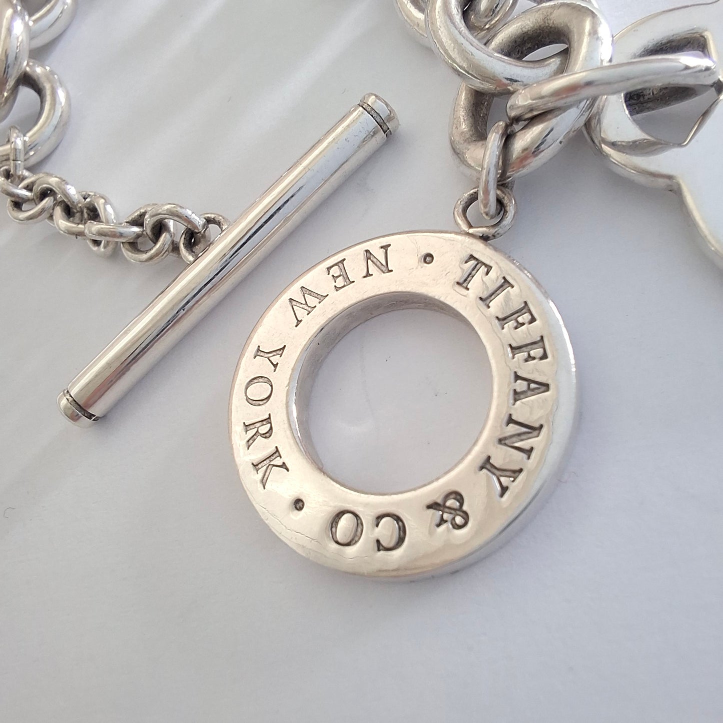 Tiffany & Co. Return to Tiffany Silver Heart Tag Toggle Bracelet