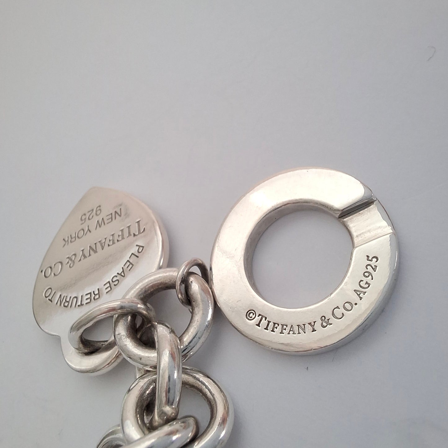 Tiffany & Co. Return to Tiffany Silver Heart Tag Toggle Bracelet