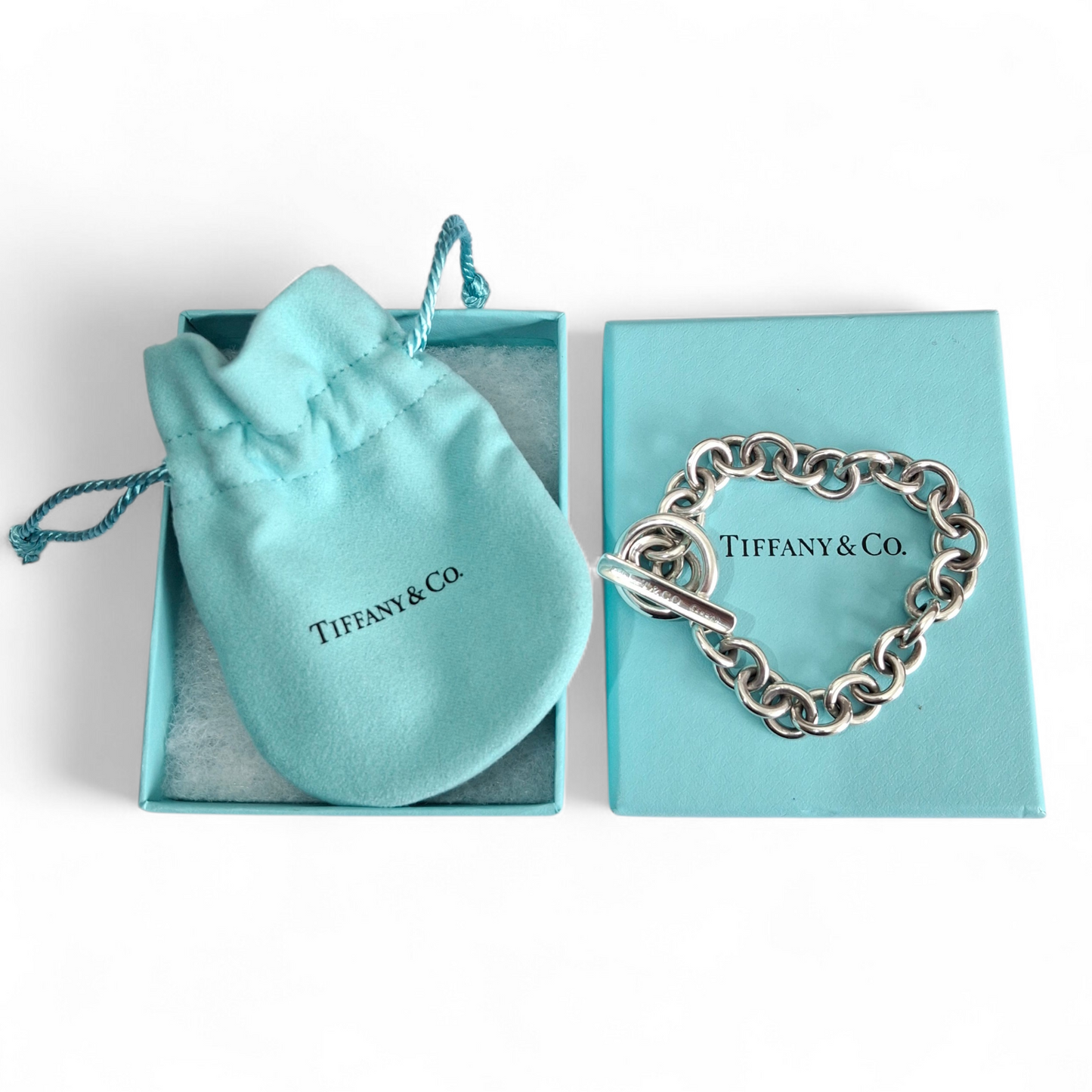 Vintage Tiffany & Co 1837 Toggle Bracelet in Sterling Silver
