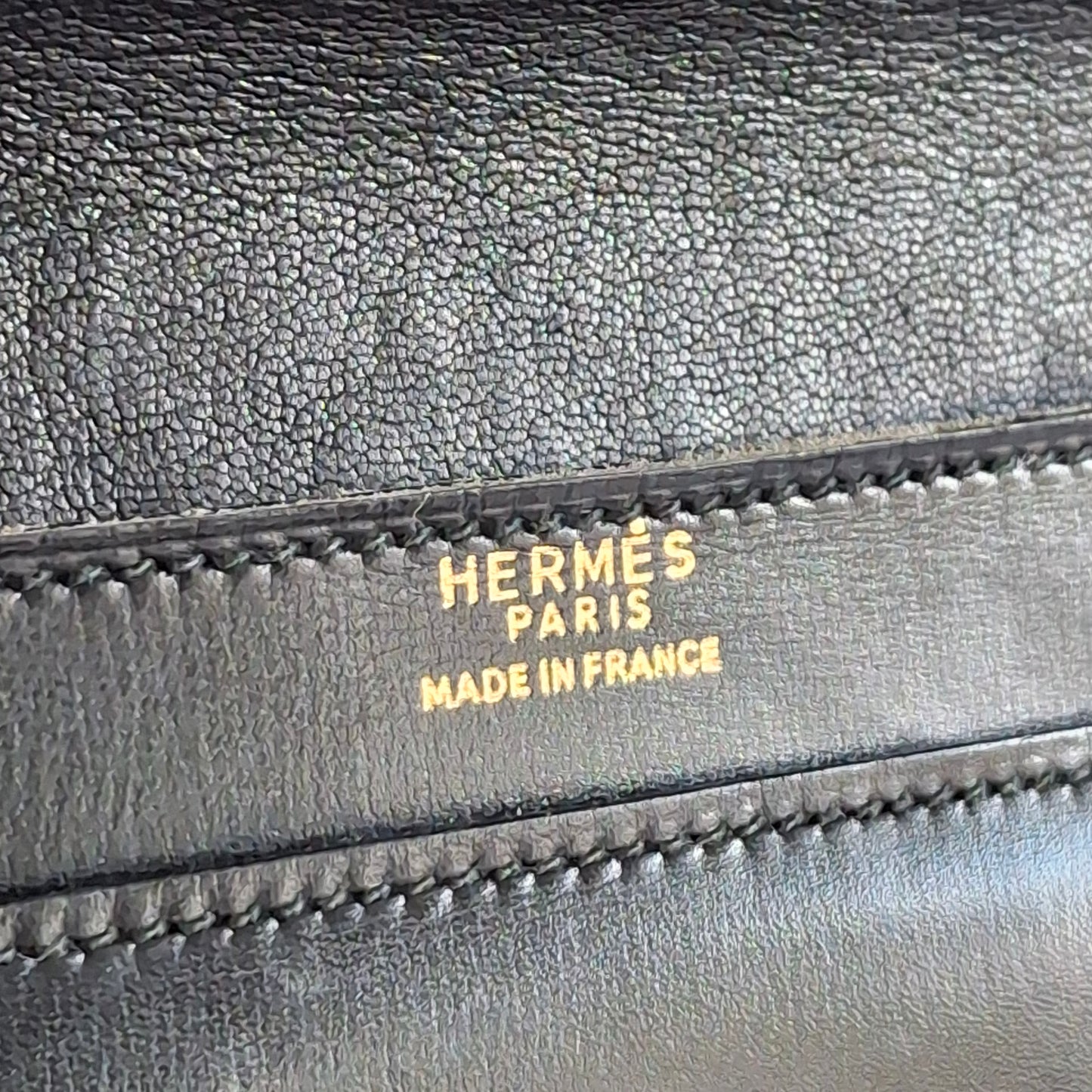 Vintage Hermes Medor Leather Clutch Bag
