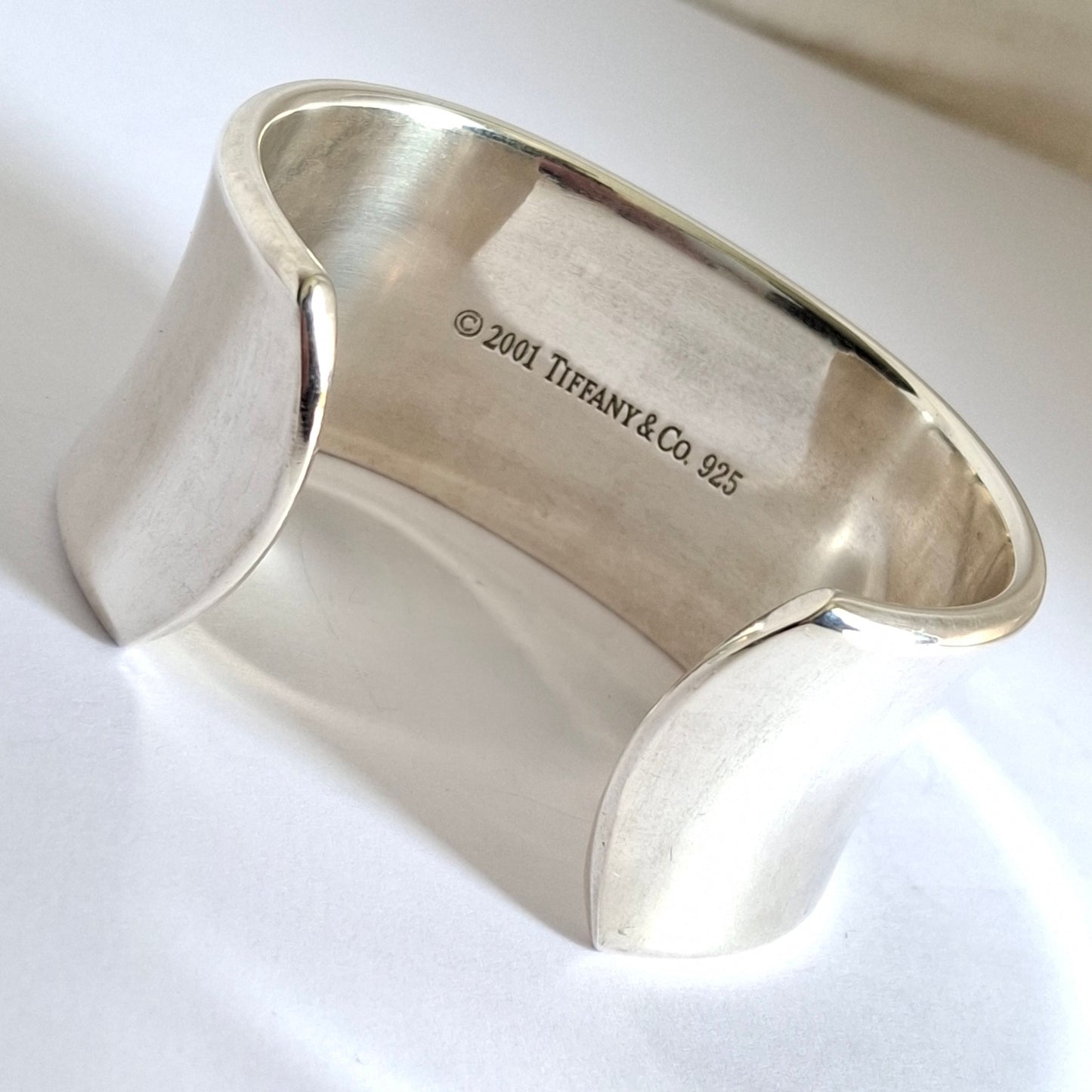 Vintage Tiffany & Co 1837 Solid 925 Sterling Silver Cuff Bracelet