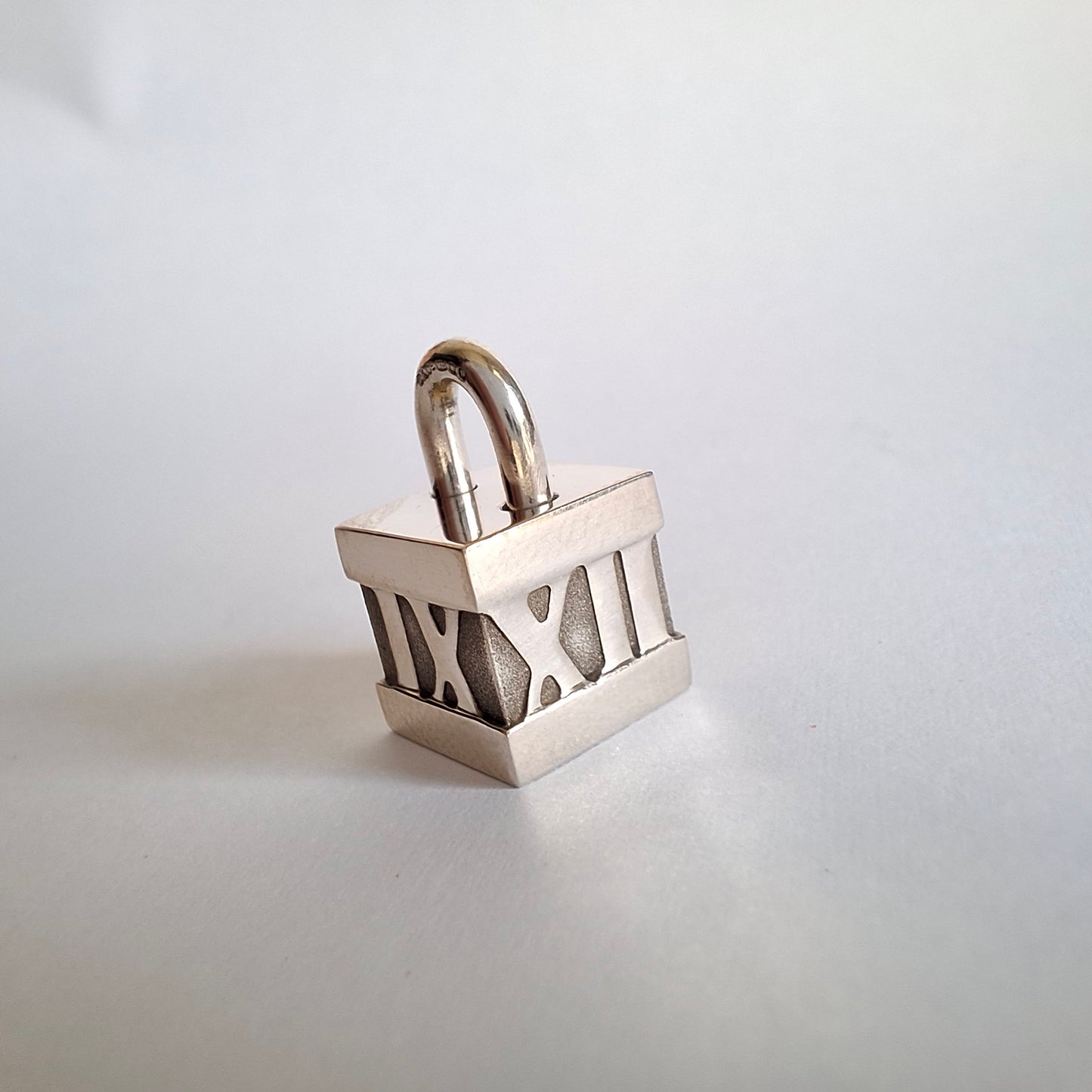 Tiffany & Co. Atlas Padlock Charm in Hallmarked 925 Sterling Silver