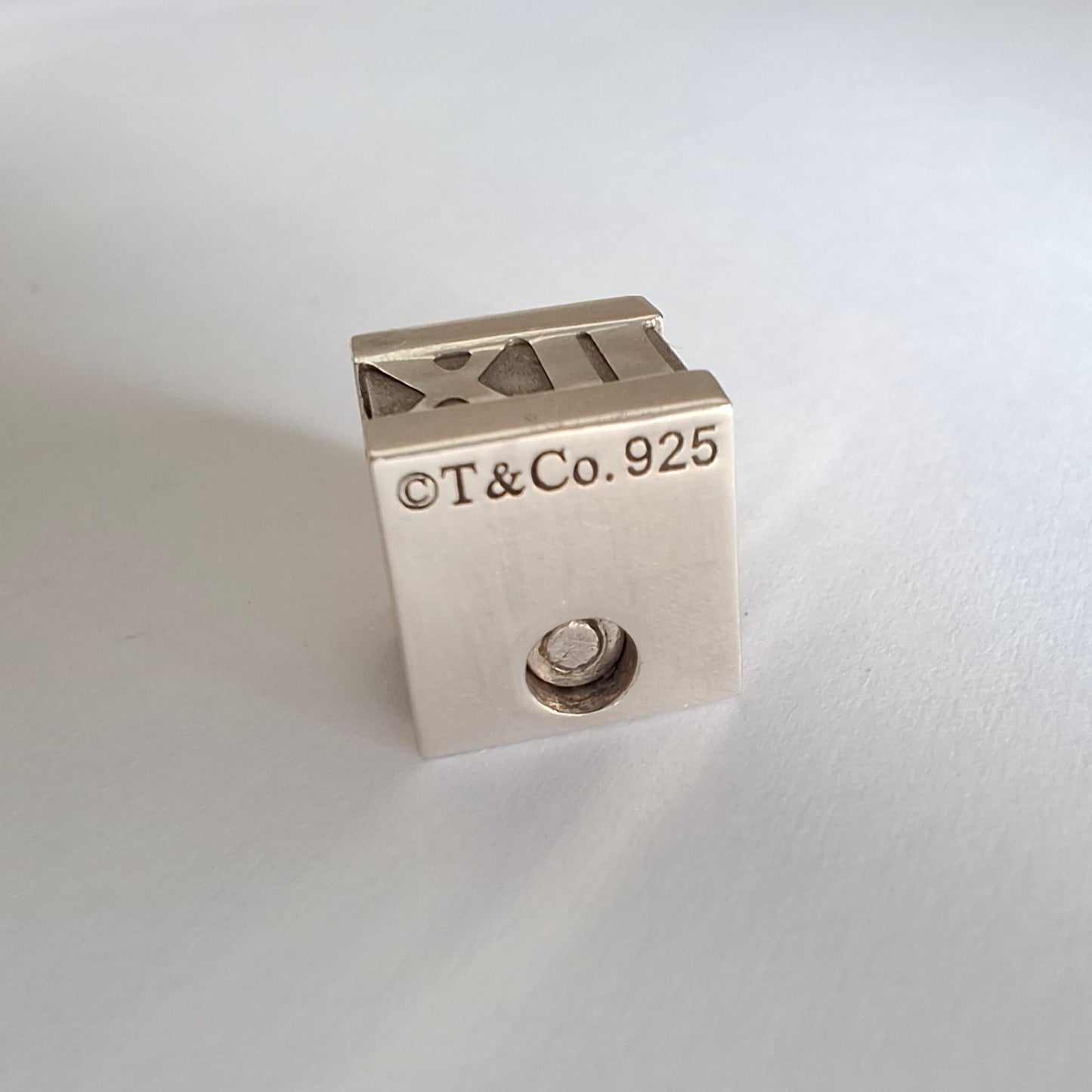 Tiffany & Co. Atlas Padlock Charm in Hallmarked 925 Sterling Silver