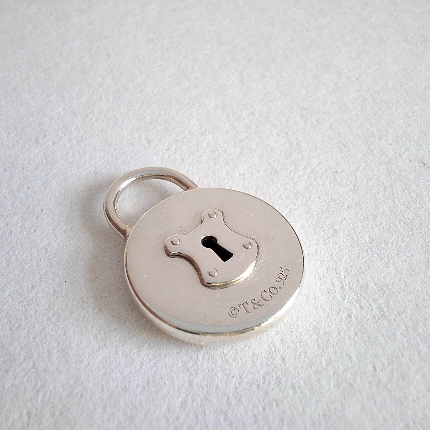 Vintage Tiffany & Co Sterling Silver Padlock Charm