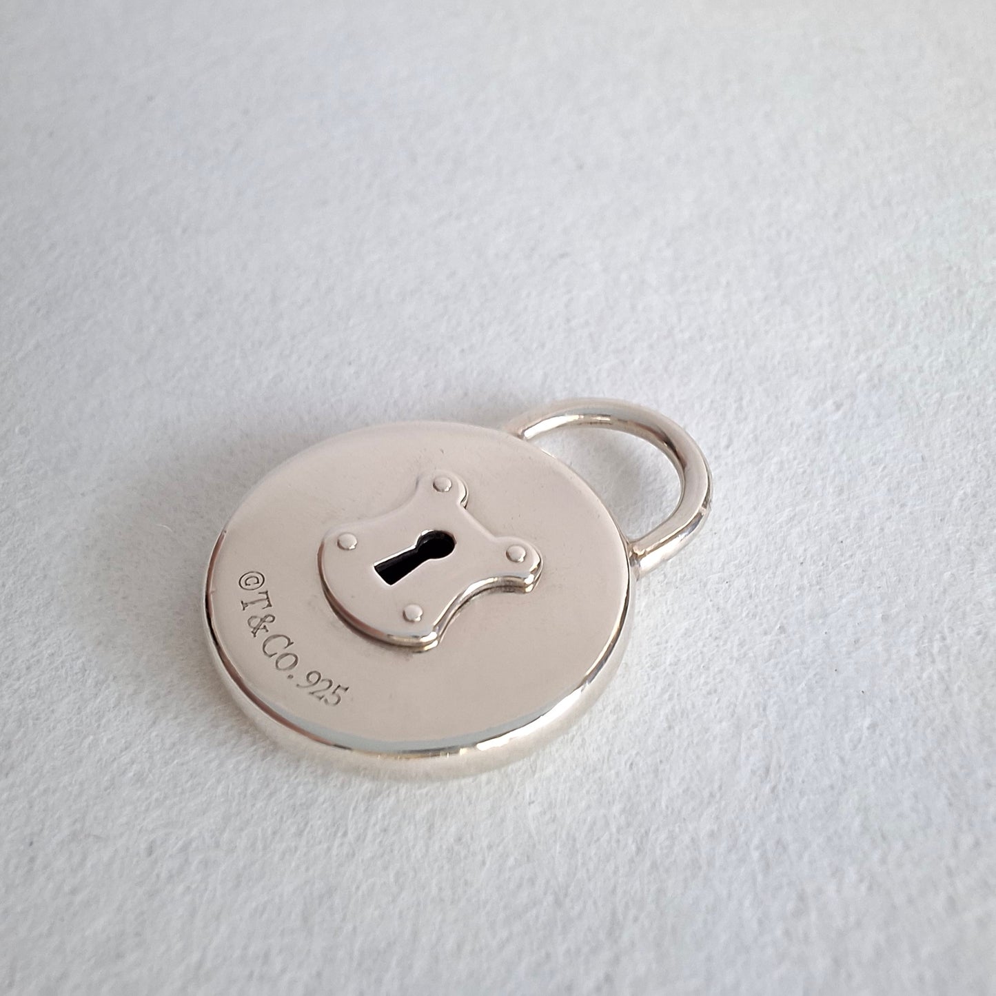 Vintage Tiffany & Co Sterling Silver Padlock Charm