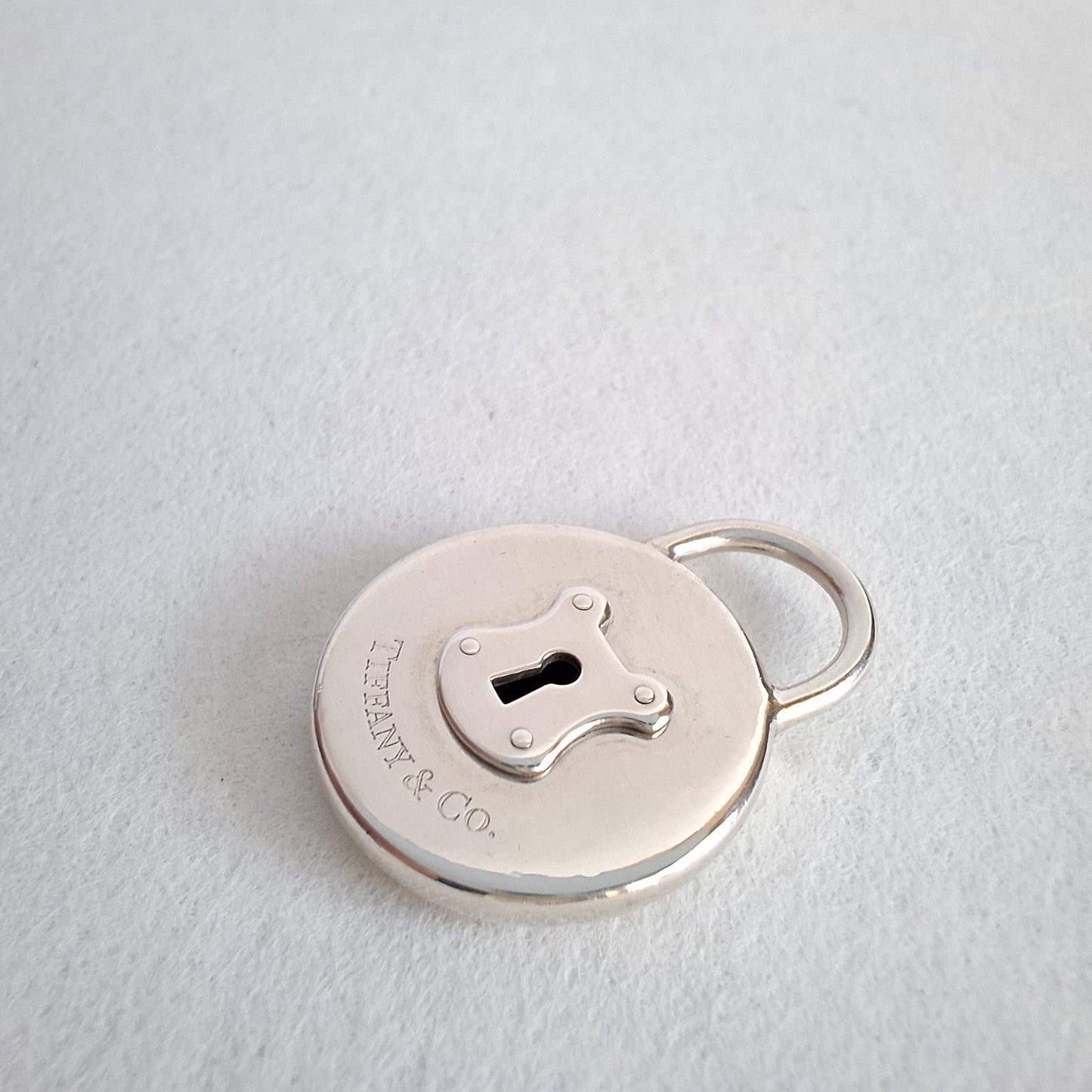 Vintage Tiffany & Co Sterling Silver Padlock Charm