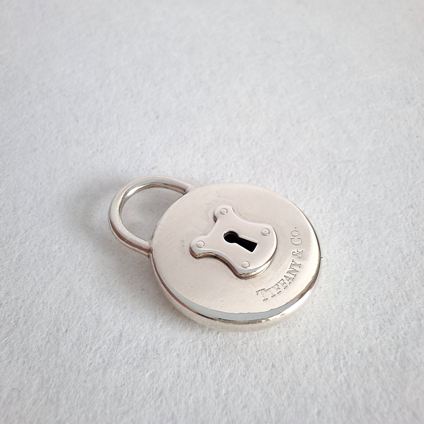 Vintage Tiffany & Co Sterling Silver Padlock Charm