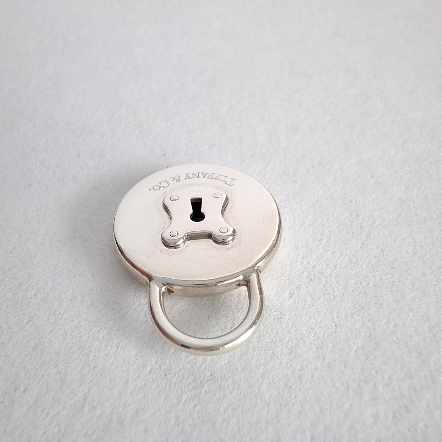Vintage Tiffany & Co Sterling Silver Padlock Charm