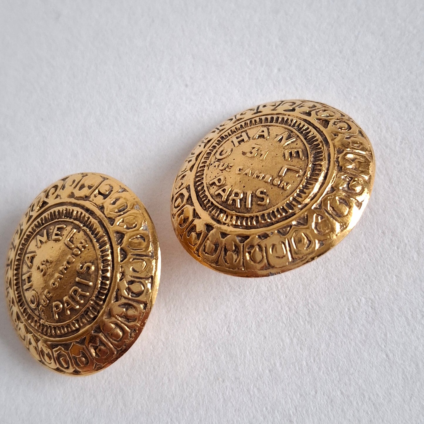 Vintage 31 Rue Cambon Paris Earrings by Chanel