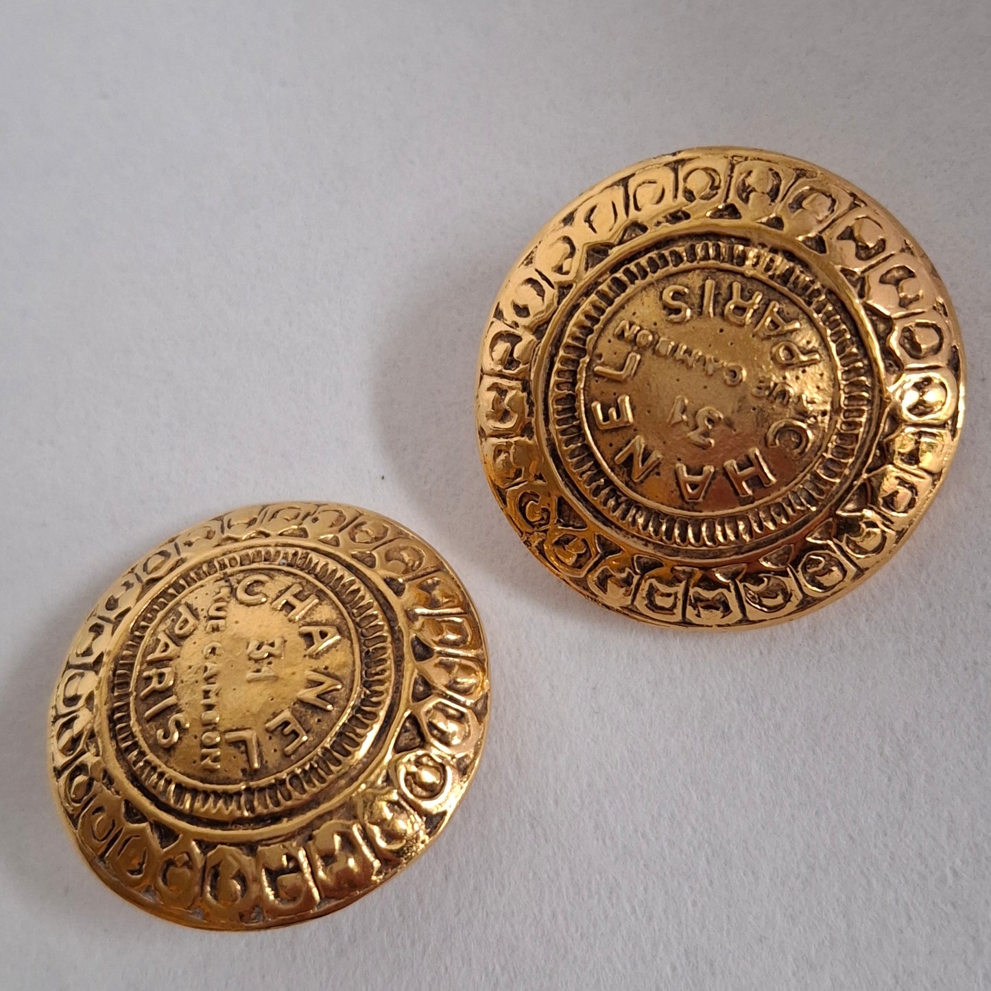 Vintage 31 Rue Cambon Paris Earrings by Chanel