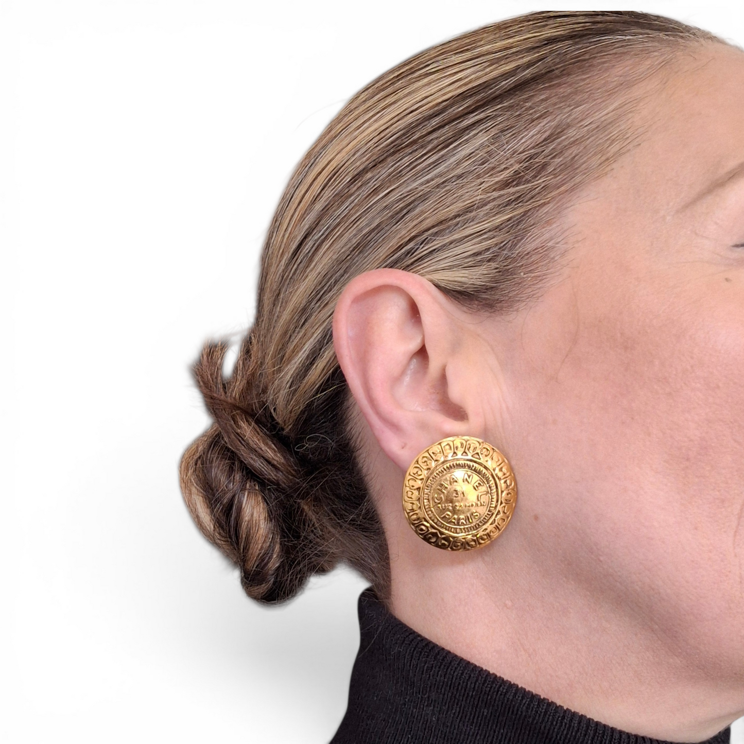Vintage 31 Rue Cambon Paris Earrings by Chanel
