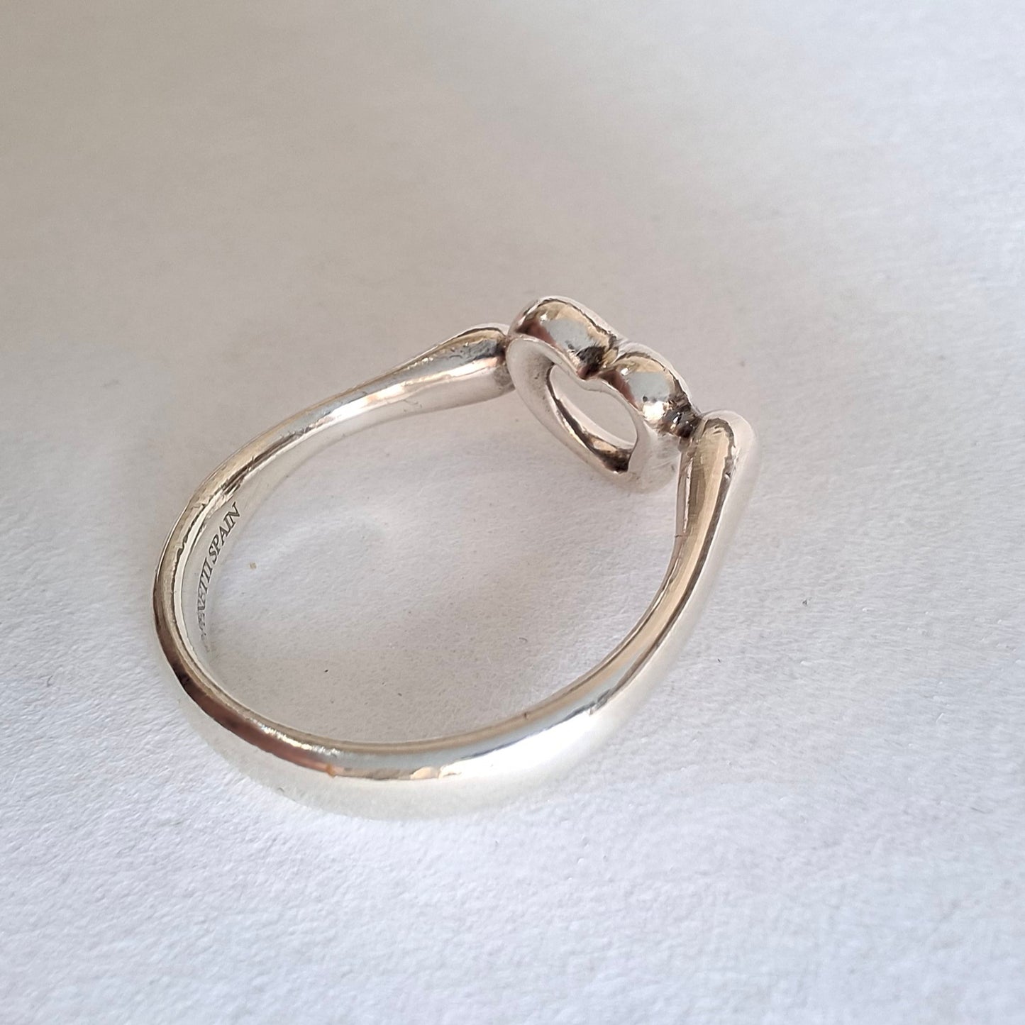 Vintage Elsa Peretti Open Heart Ring in 925 Sterling Silver