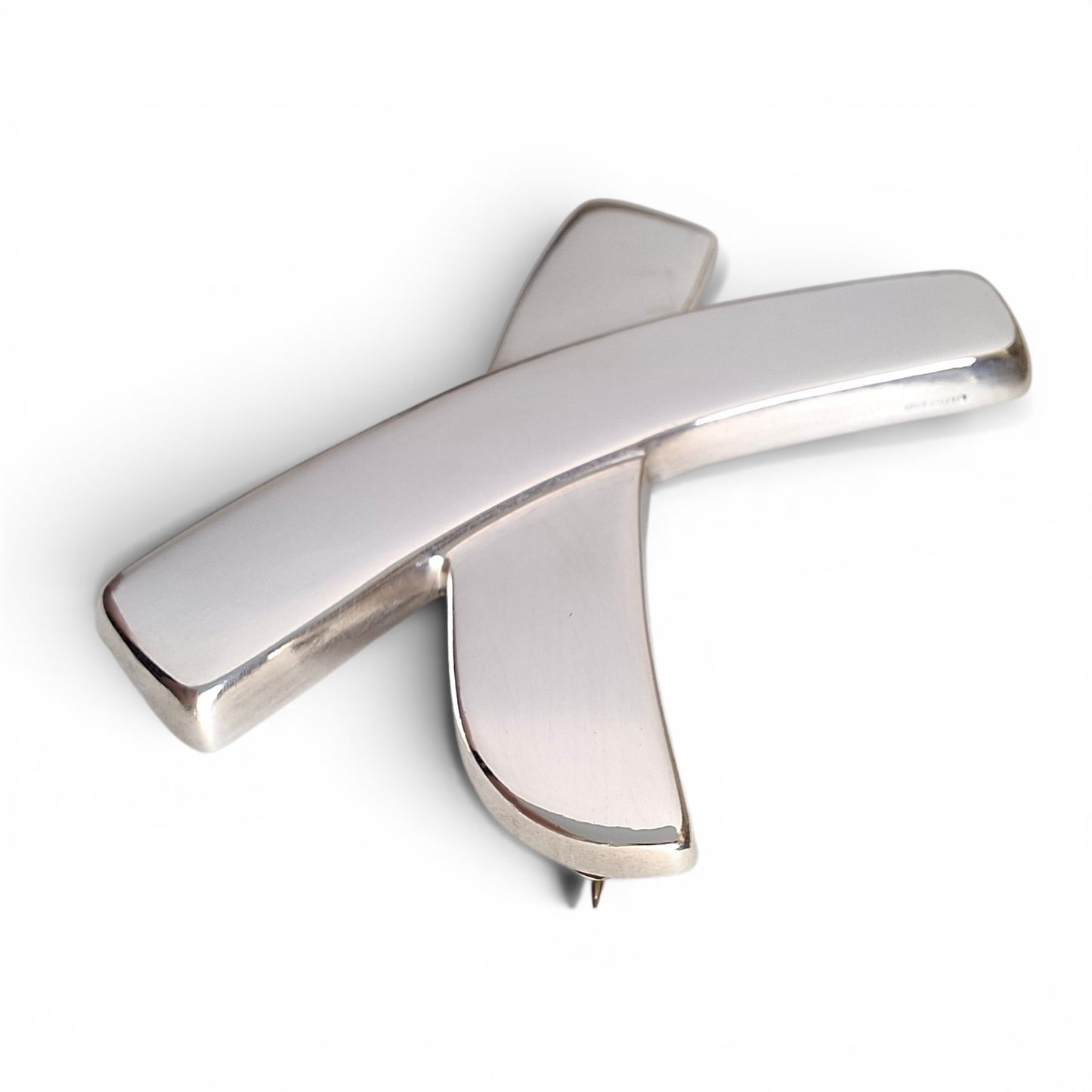 Vintage Paloma Picasso Graffiti X Pin Brooch in Hallmarked 925 Sterling Silver