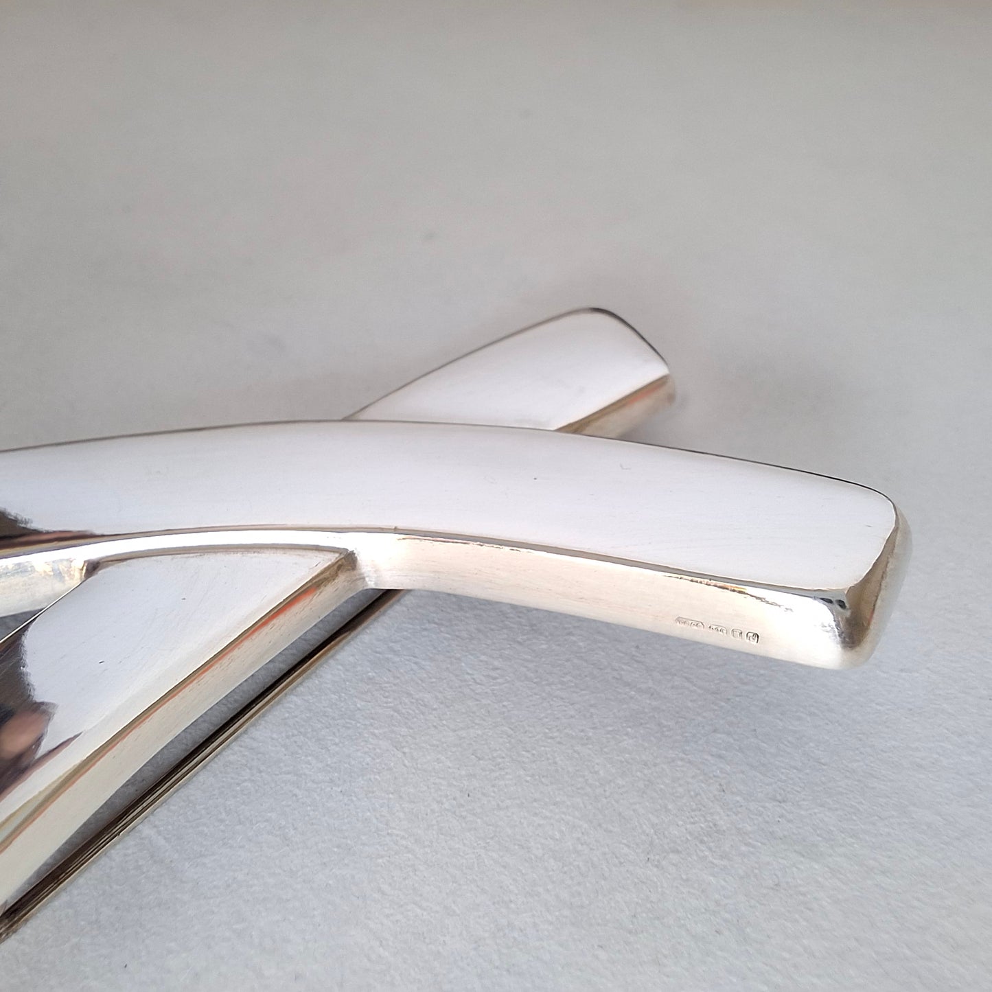 Vintage Paloma Picasso Graffiti X Pin Brooch in Hallmarked 925 Sterling Silver