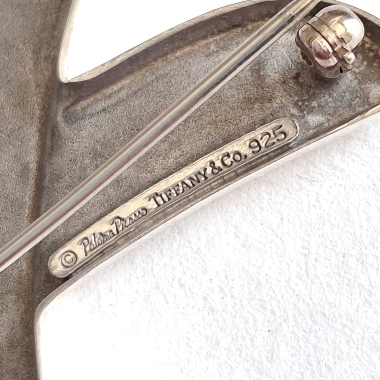 Vintage Paloma Picasso Graffiti X Pin Brooch in Hallmarked 925 Sterling Silver