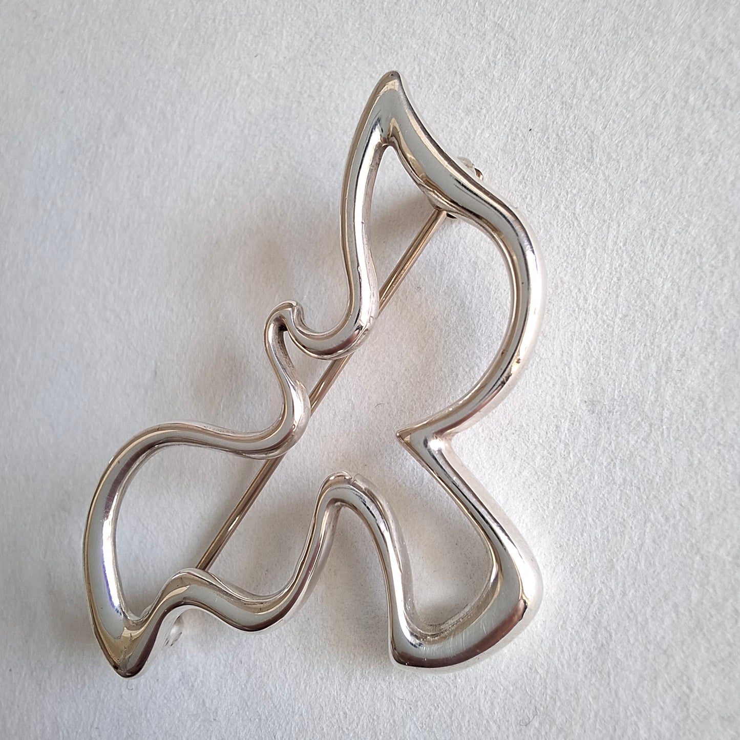 Paloma Picasso Dove Brooch in 925 Sterling Silver