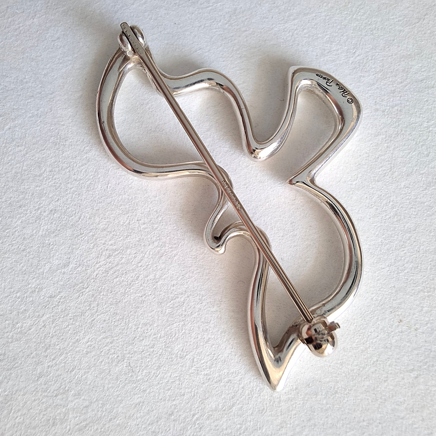 Paloma Picasso Dove Brooch in 925 Sterling Silver