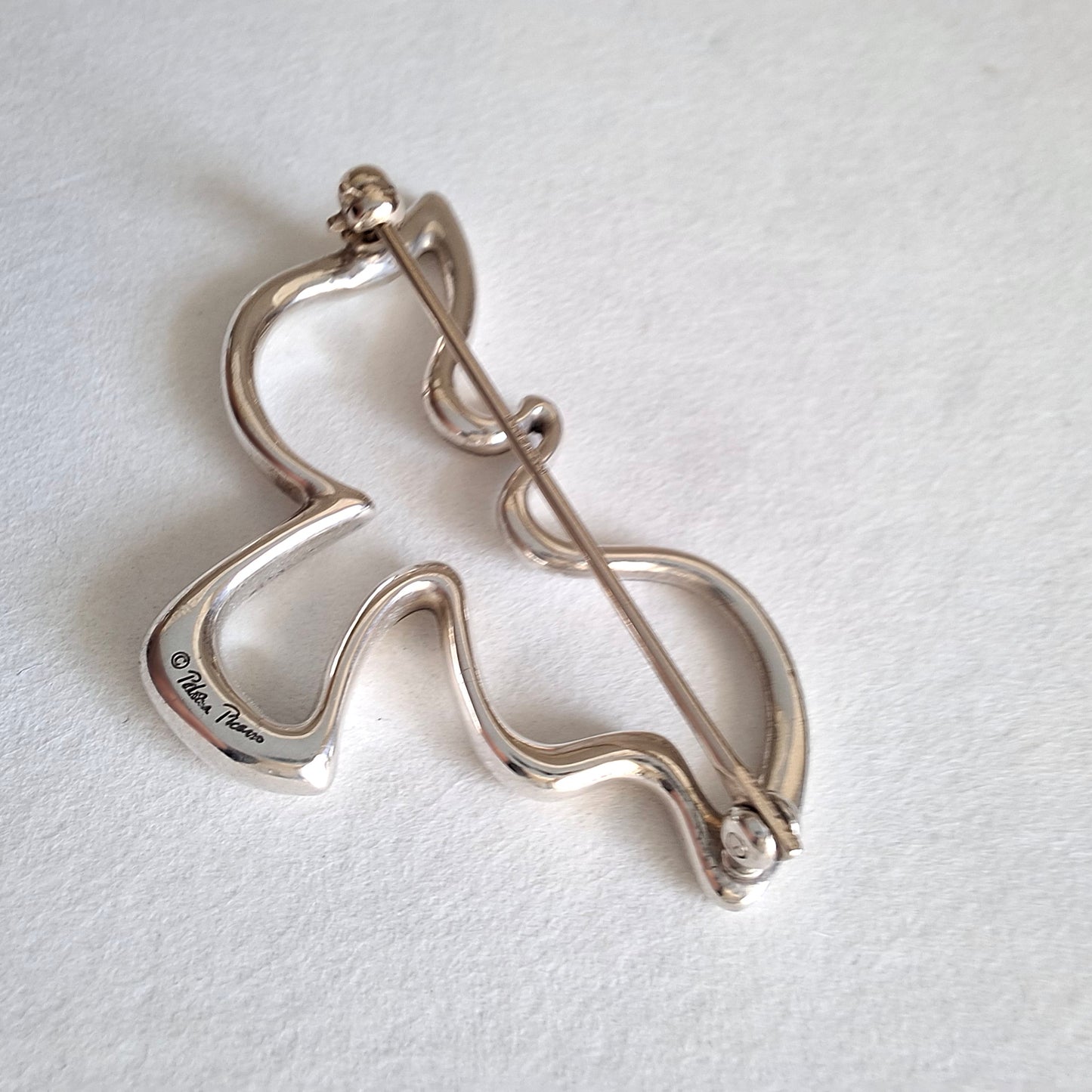 Paloma Picasso Dove Brooch in 925 Sterling Silver