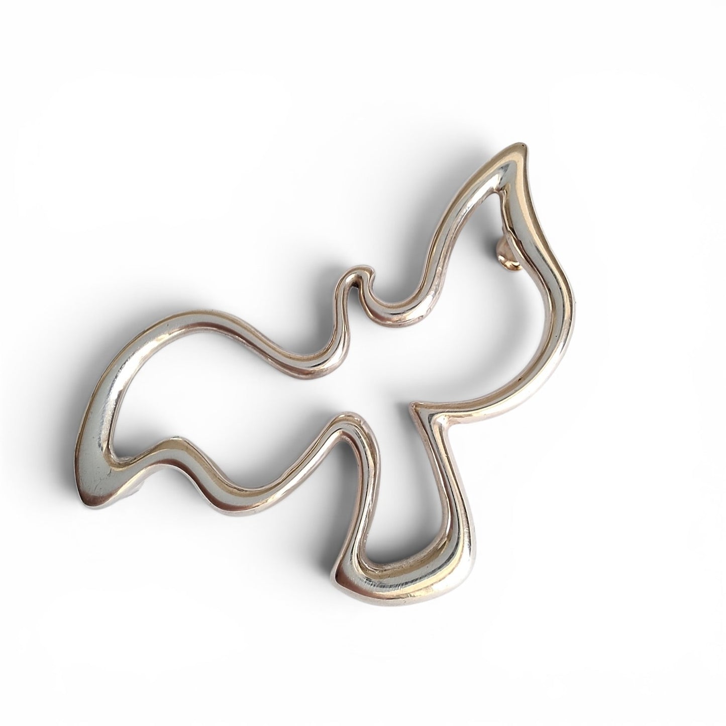 Paloma Picasso Dove Brooch in 925 Sterling Silver