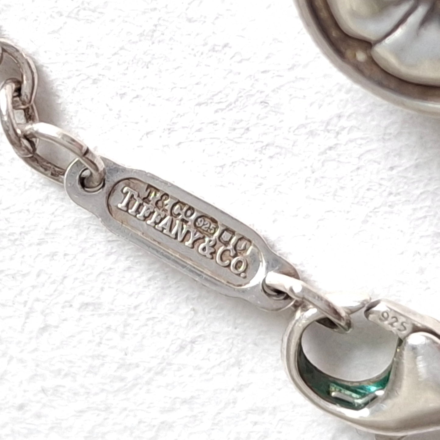 Tiffany & Co Pearl and Silver Necklace in Hallmarked Sterling Silver