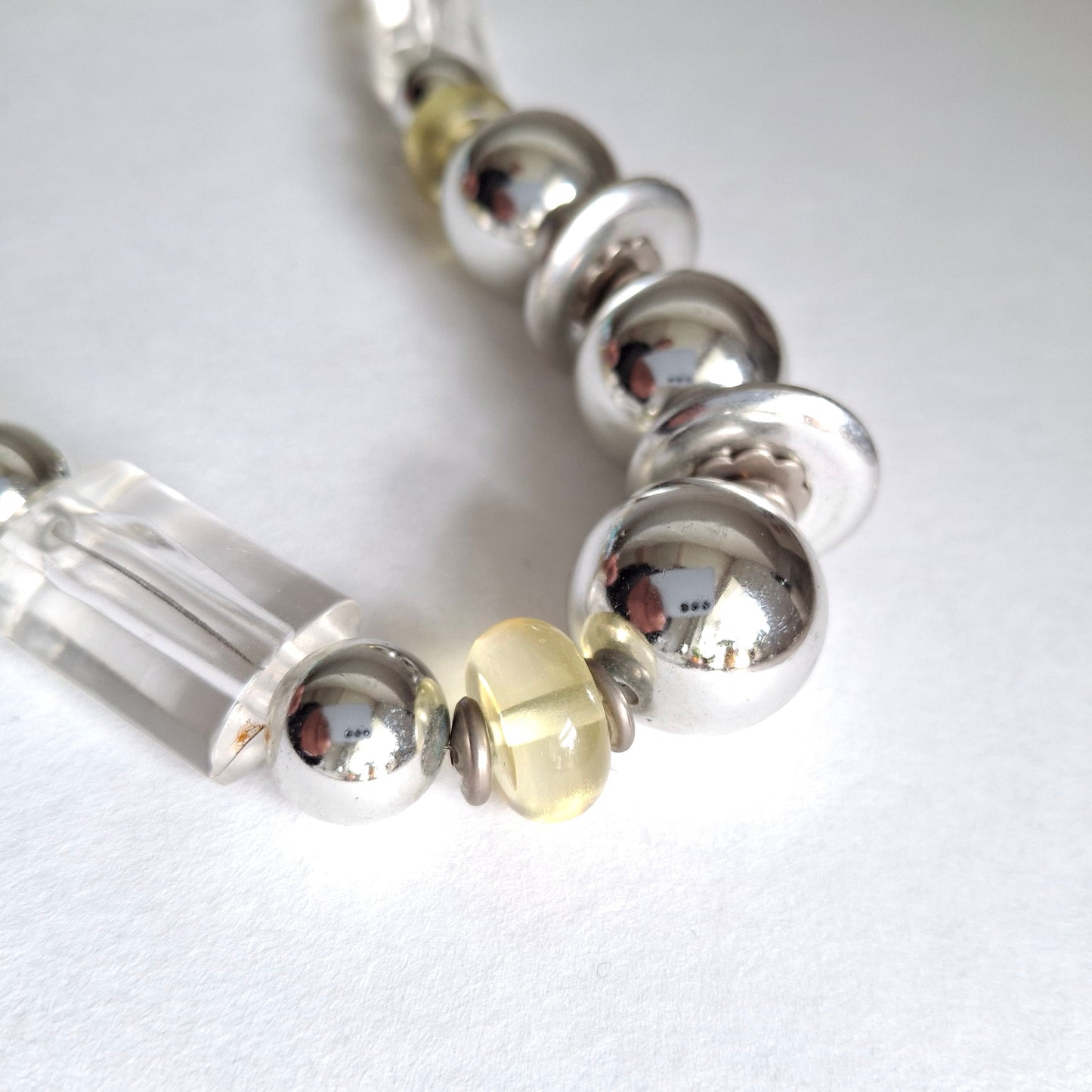 Vintage Yves Saint Laurent YSL Lucite Necklace
