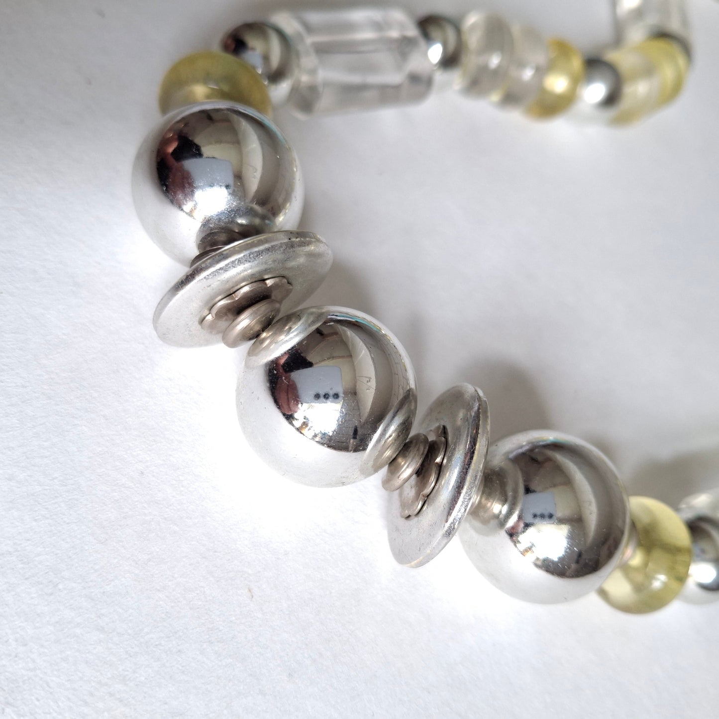 Vintage Yves Saint Laurent YSL Lucite Necklace