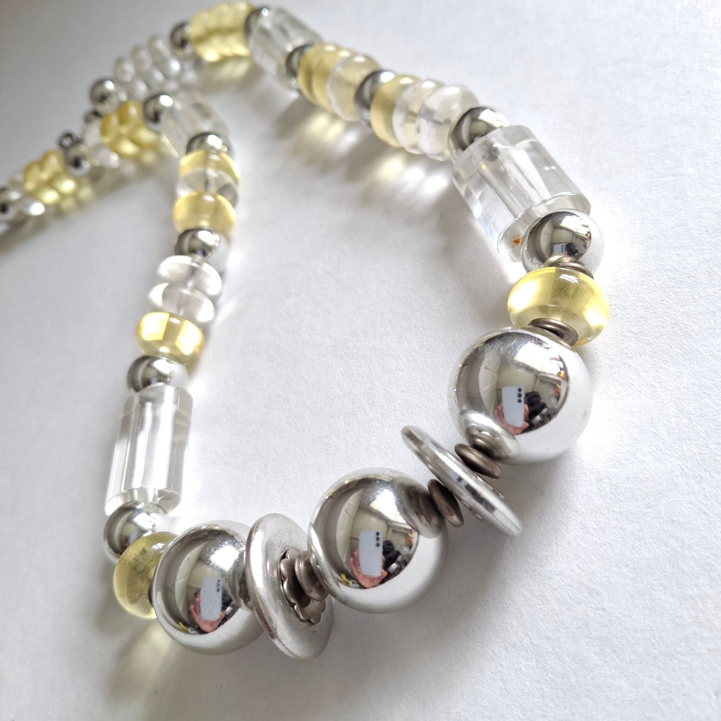 Vintage Yves Saint Laurent YSL Lucite Necklace