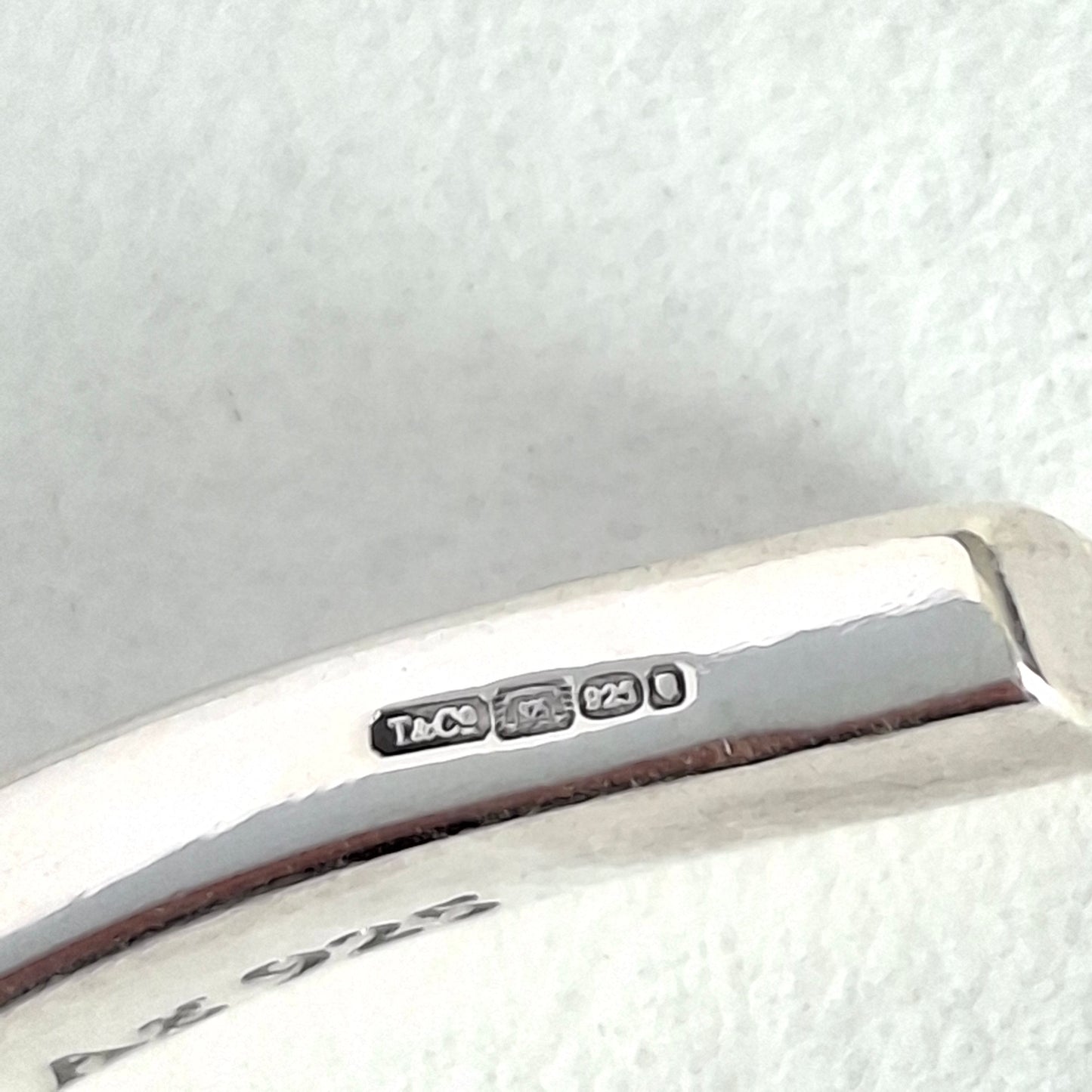 Tiffany & Co Narrow Cuff Bracelet in  Hallmarked Sterling Silver