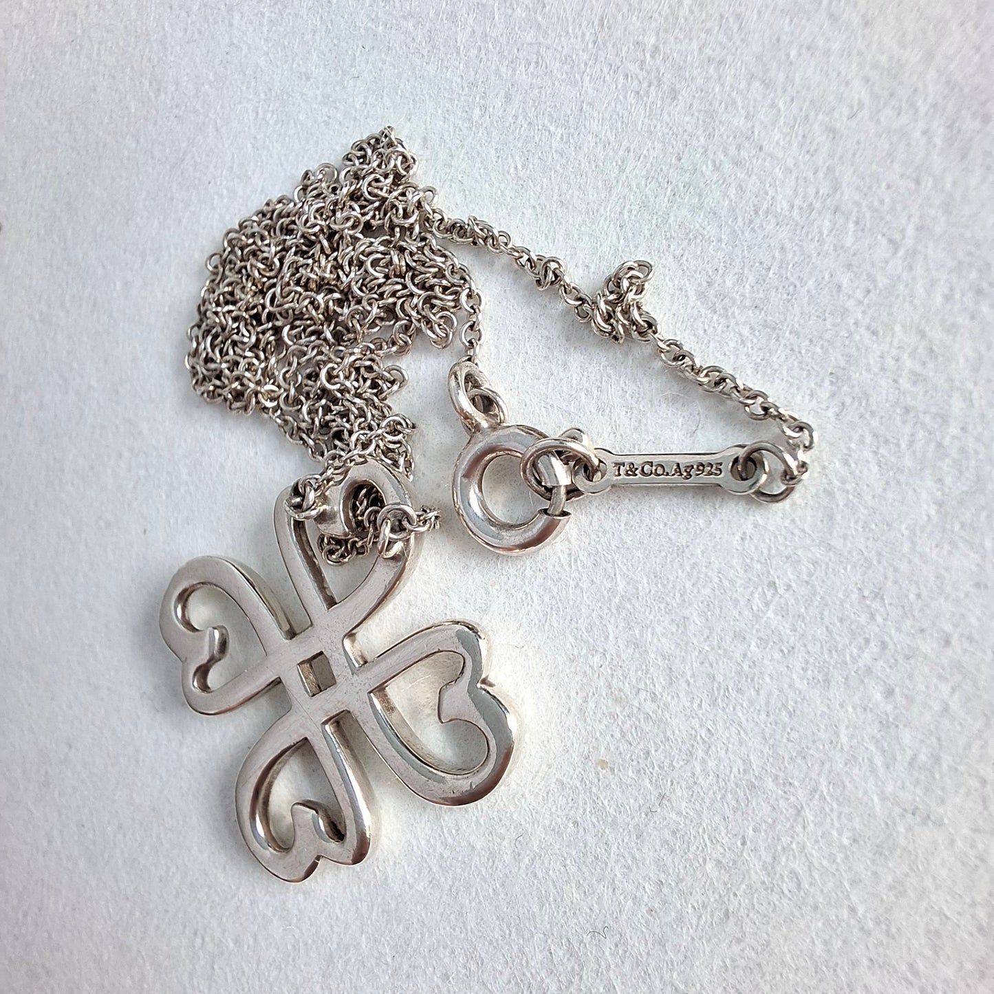 Vintage Paloma Picasso Tiffany & Co Loving Hearts Pendant Necklace  in Sterling Silver