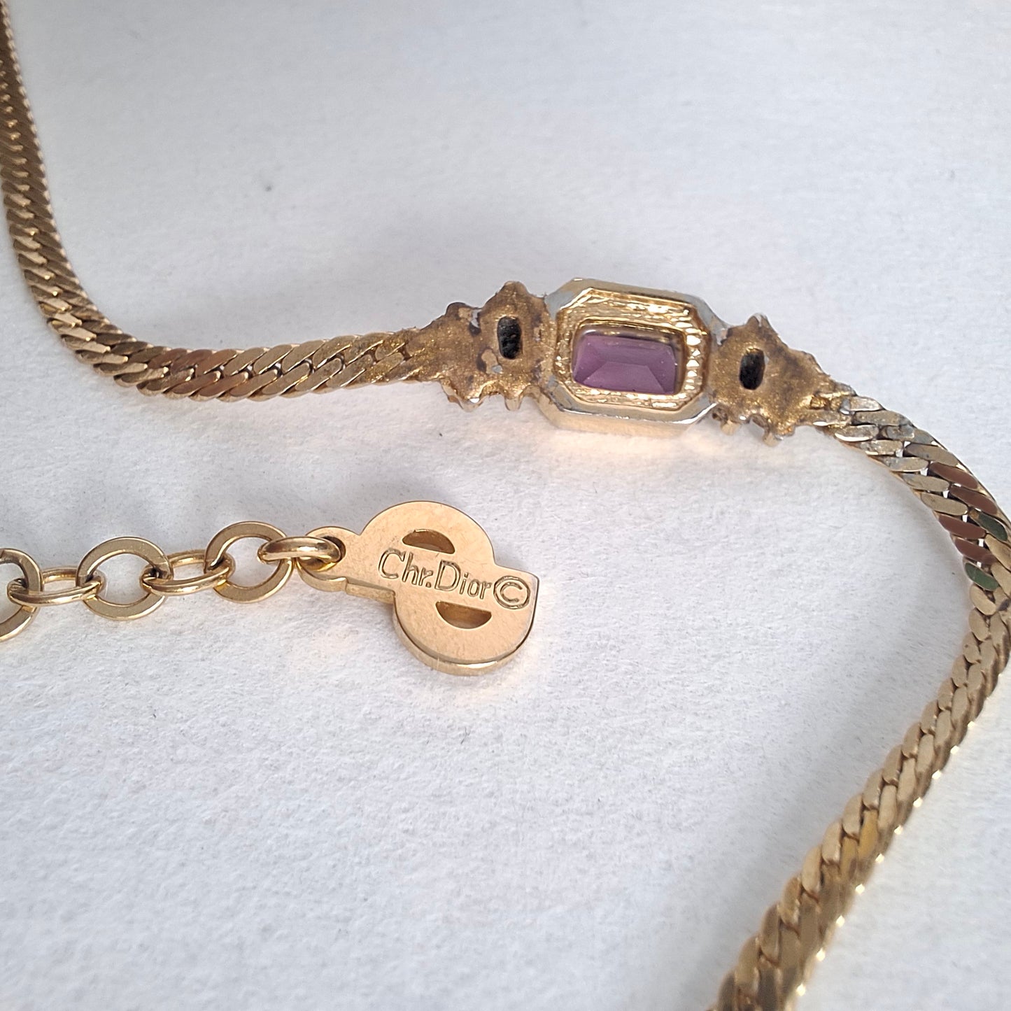 Vintage Christian Dior Adjustable Necklace