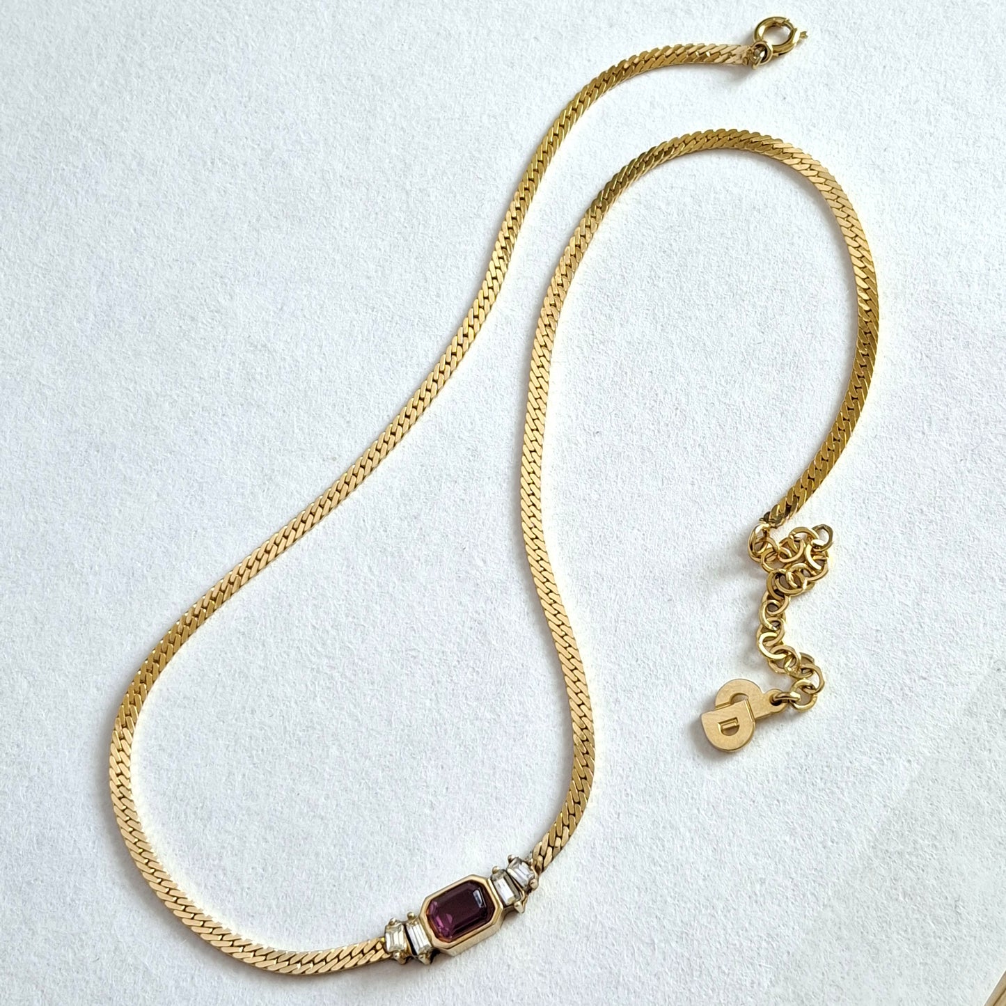 Vintage Christian Dior Adjustable Necklace