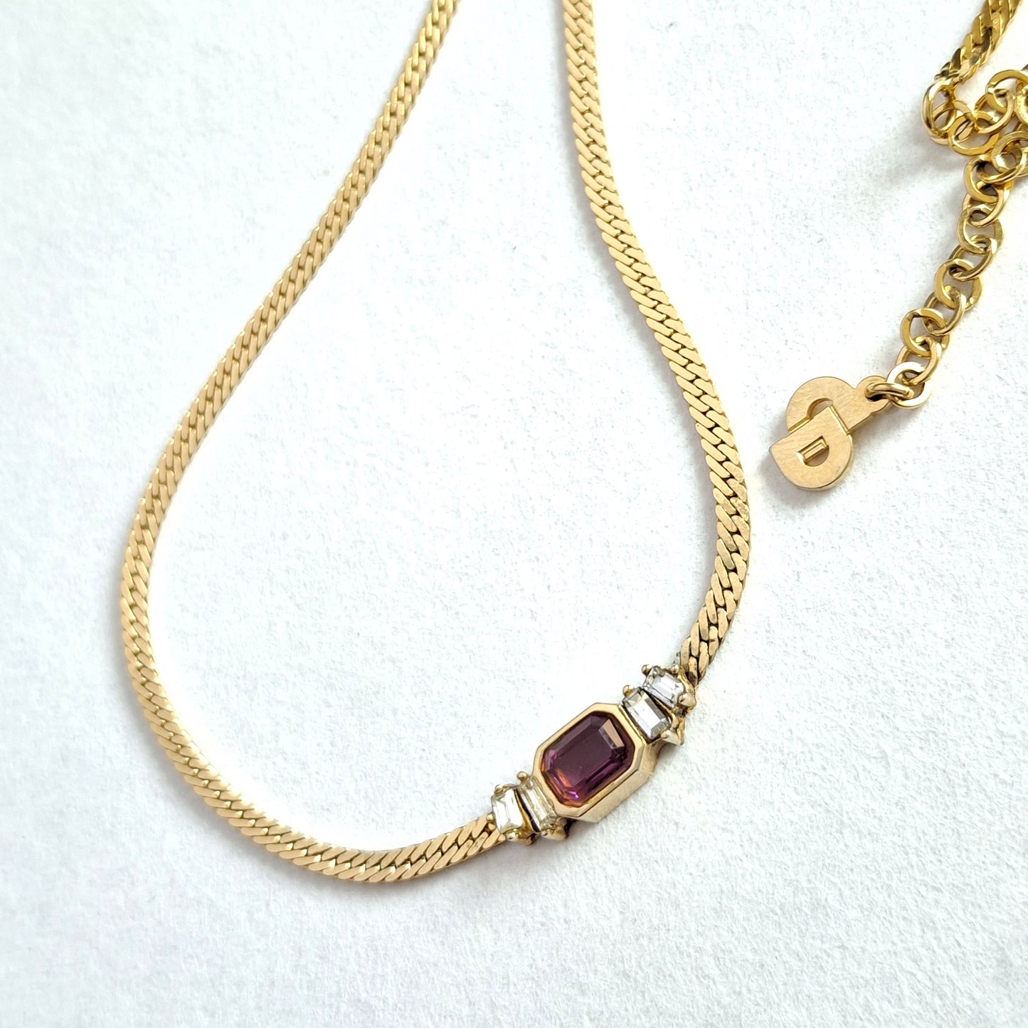 Vintage Christian Dior Adjustable Necklace
