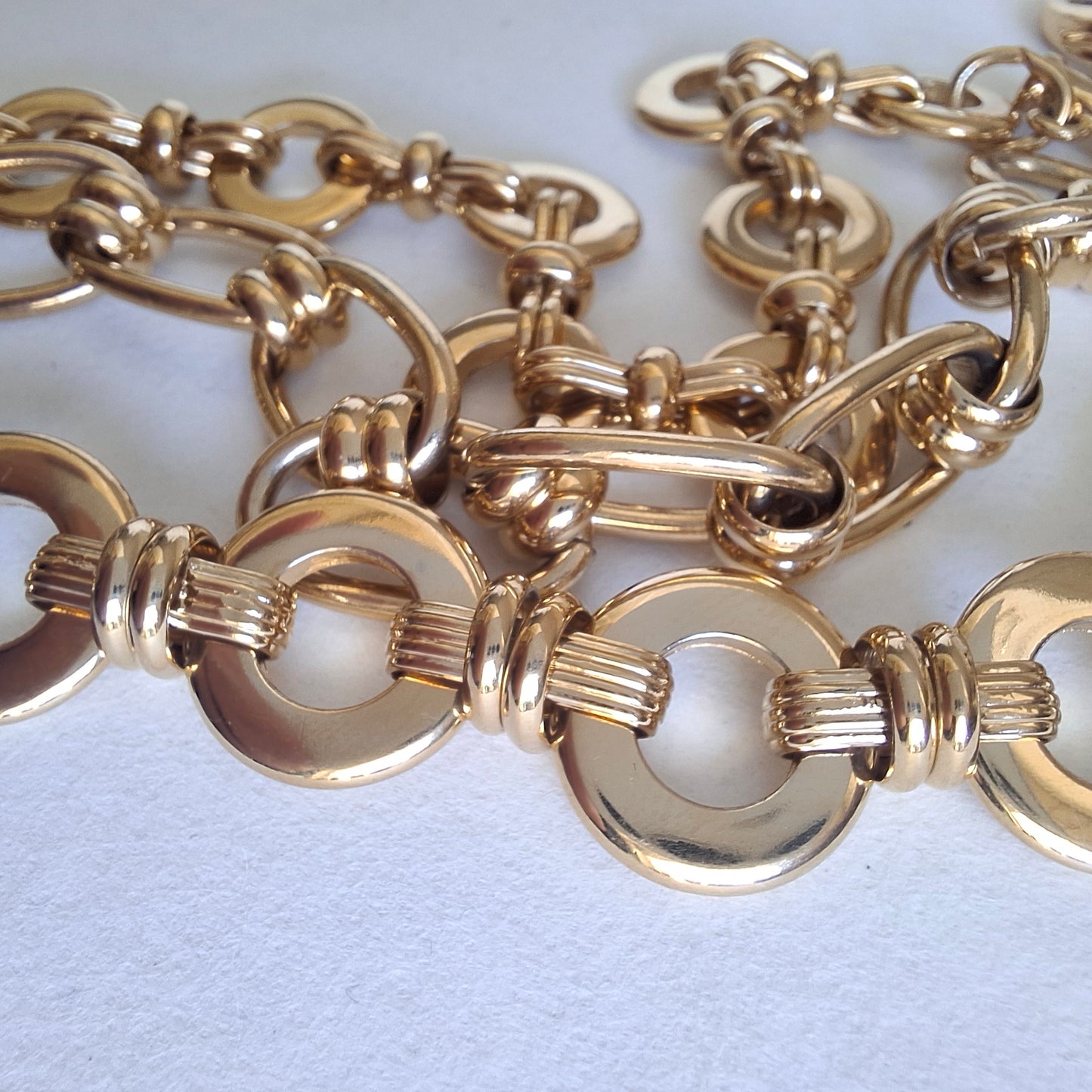 Vintage Givenchy Bijoux Multistrand Gold Plated Bracelet