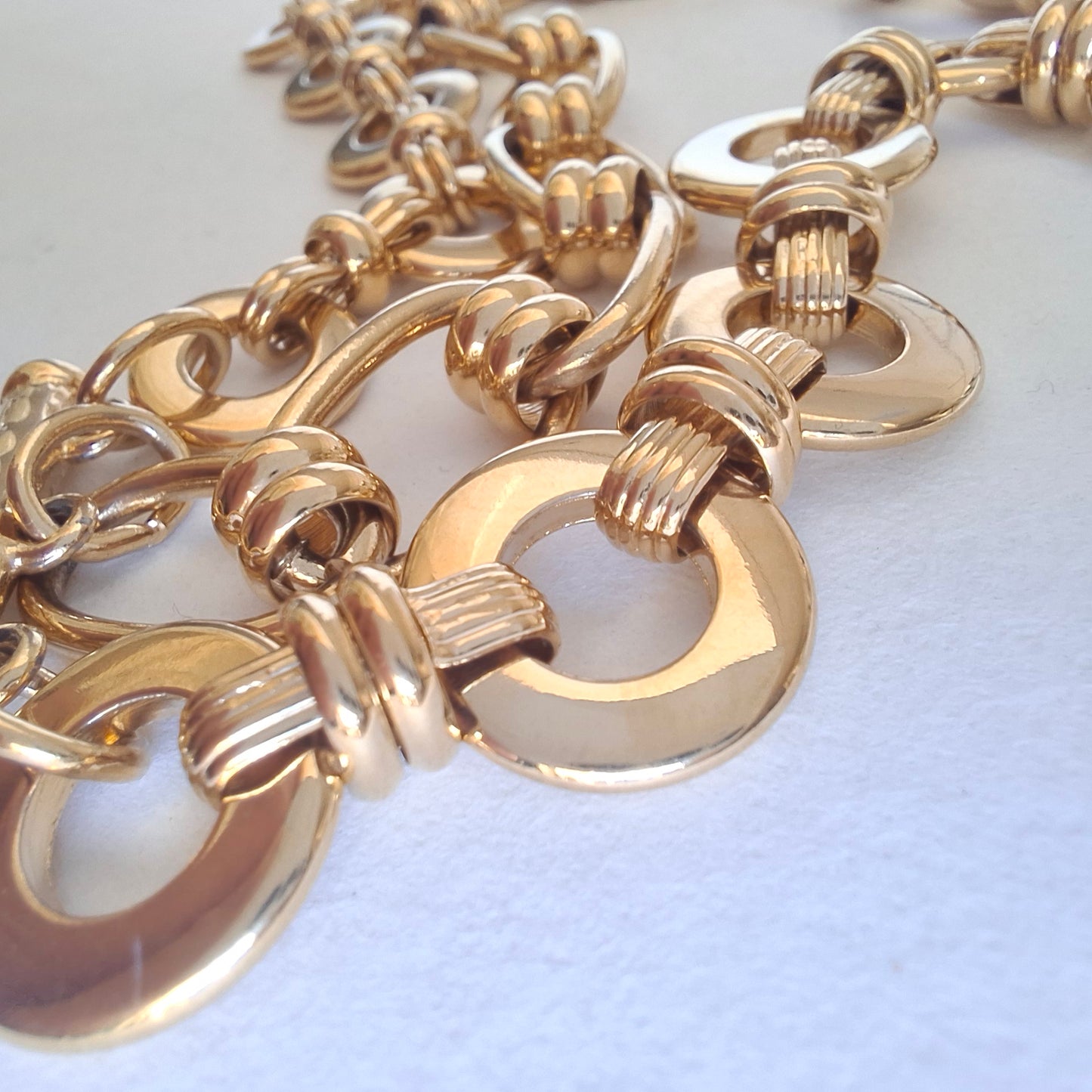 Vintage Givenchy Bijoux Multistrand Gold Plated Bracelet