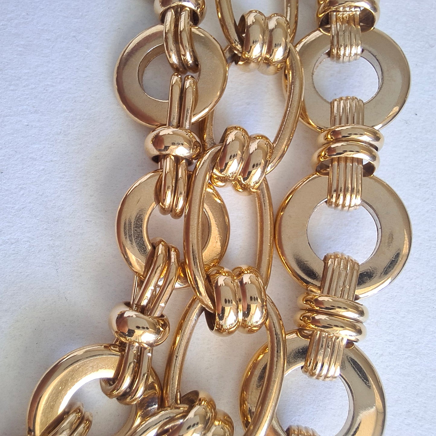 Vintage Givenchy Bijoux Gold Plated Multistrand Necklace