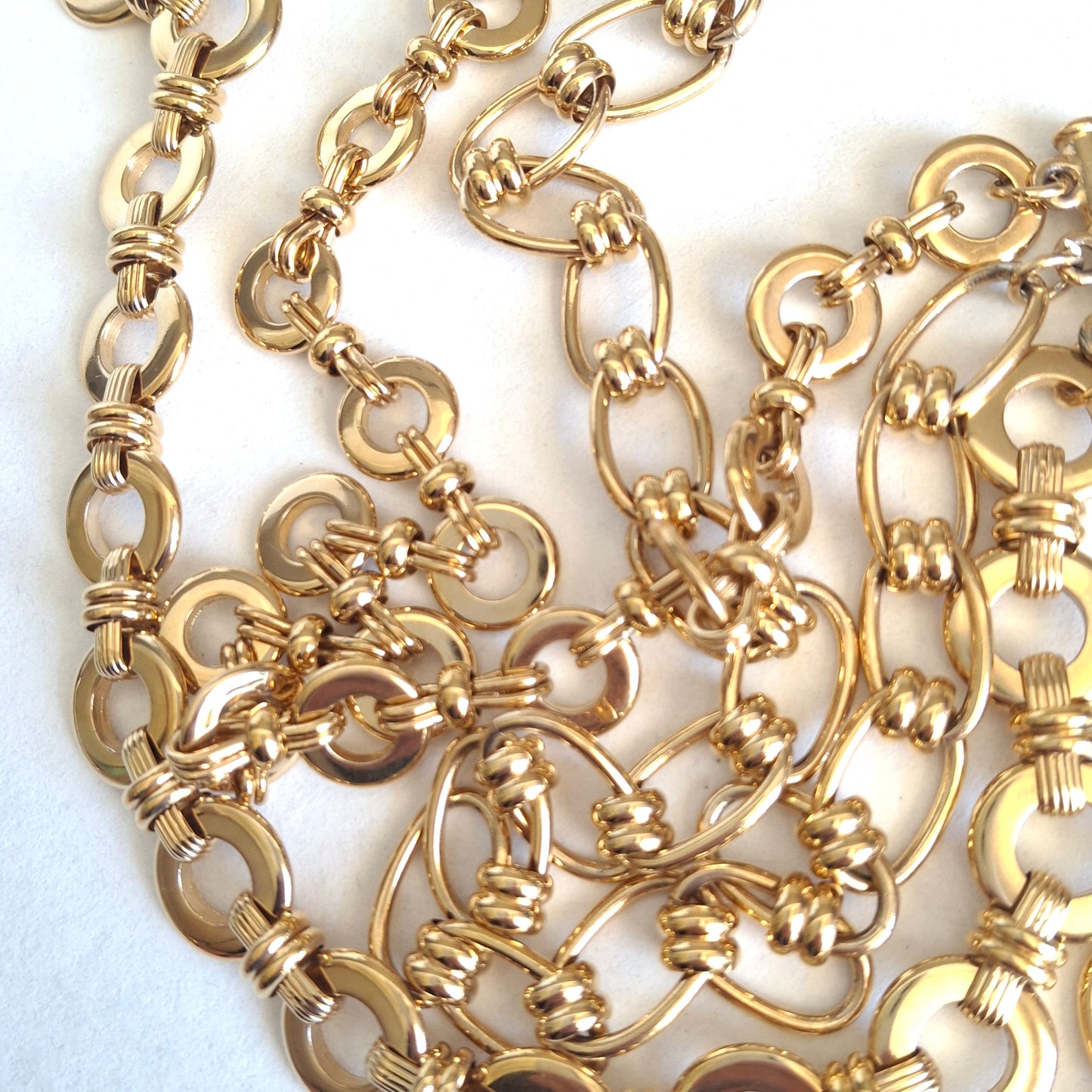 Vintage Givenchy Bijoux Gold Plated Multistrand Necklace
