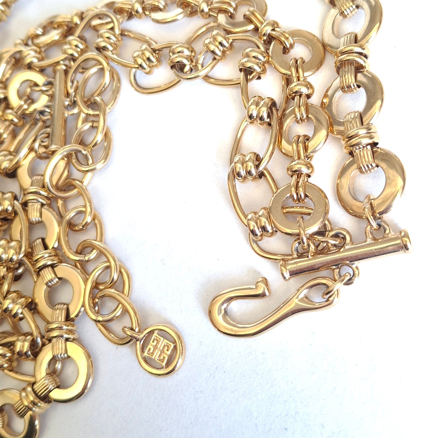 Vintage Givenchy Bijoux Gold Plated Multistrand Necklace