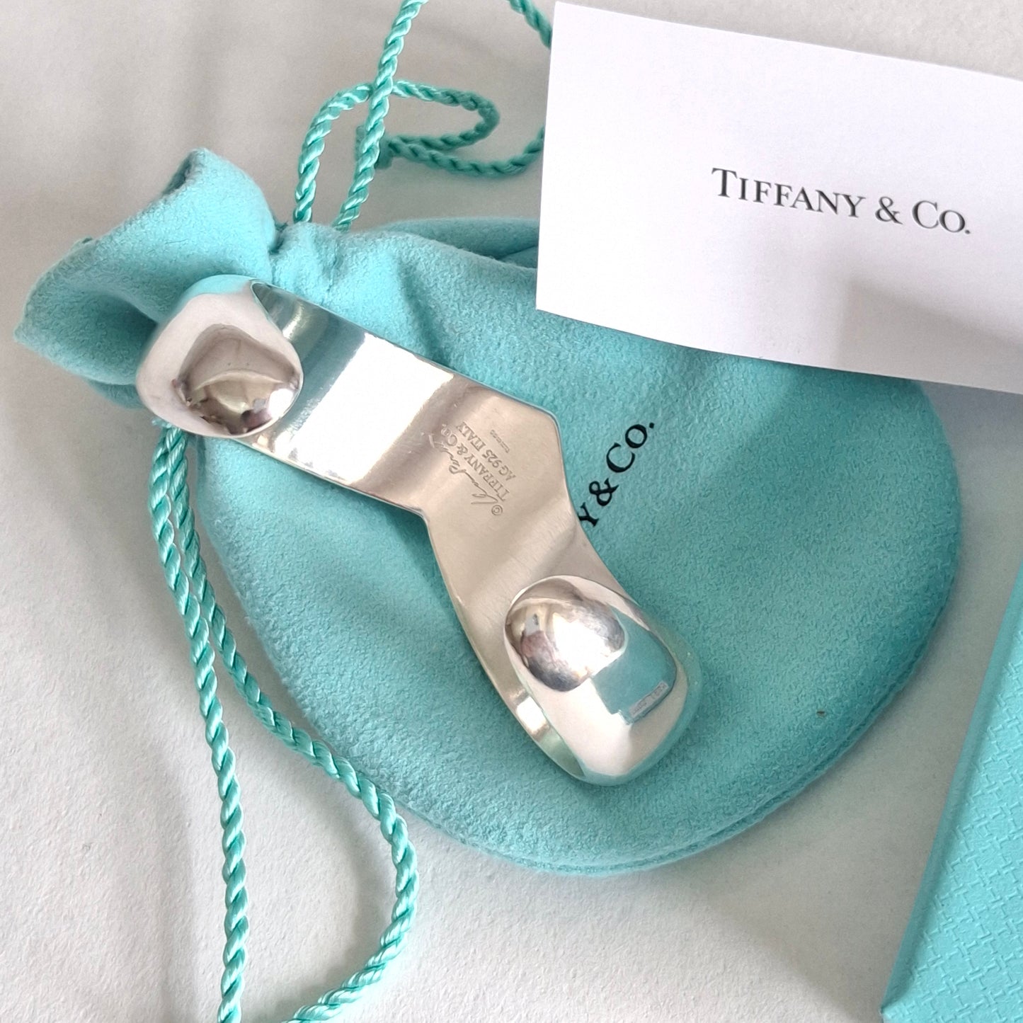 Elsa Peretti Tiffany & Co Wing Cuff Bracelet in Hallmarked 925 Sterling Silver