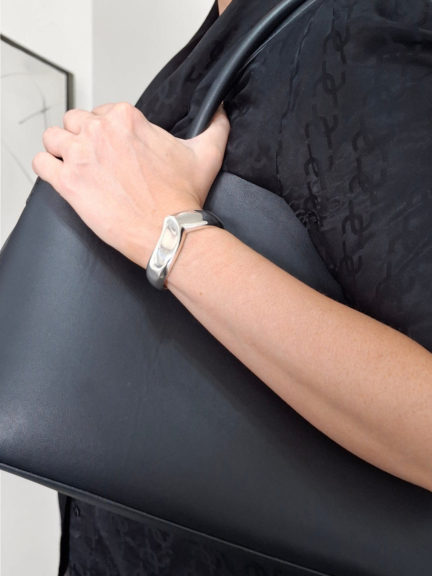 Elsa Peretti Tiffany & Co Wing Cuff Bracelet in Hallmarked 925 Sterling Silver