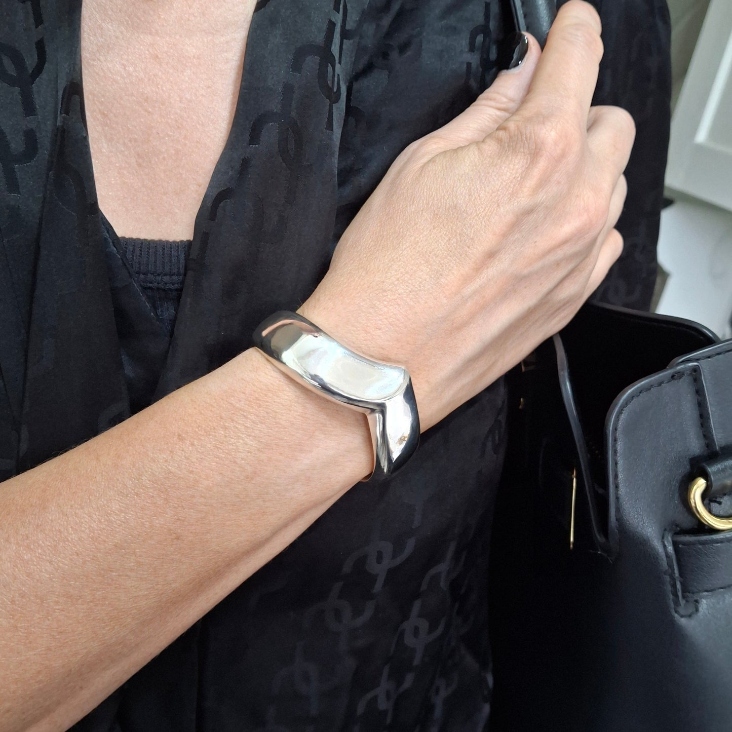 Elsa Peretti Tiffany & Co Wing Cuff Bracelet in Hallmarked 925 Sterling Silver